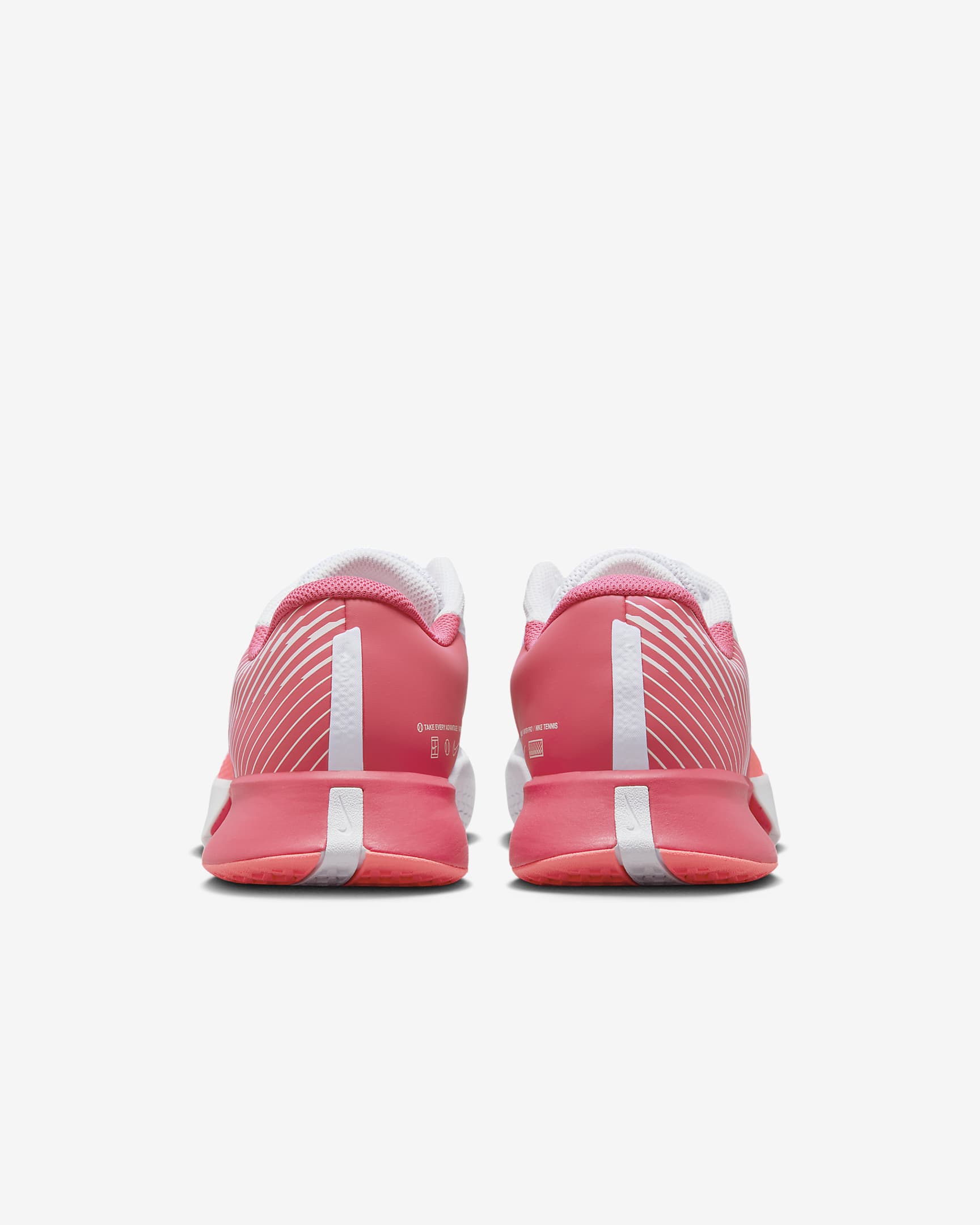 Tenis de tenis para cancha dura para mujer NikeCourt Air Zoom Vapor Pro 2 - Blanco/Rosa margarita/Tinte carmesí/Ponche cálido