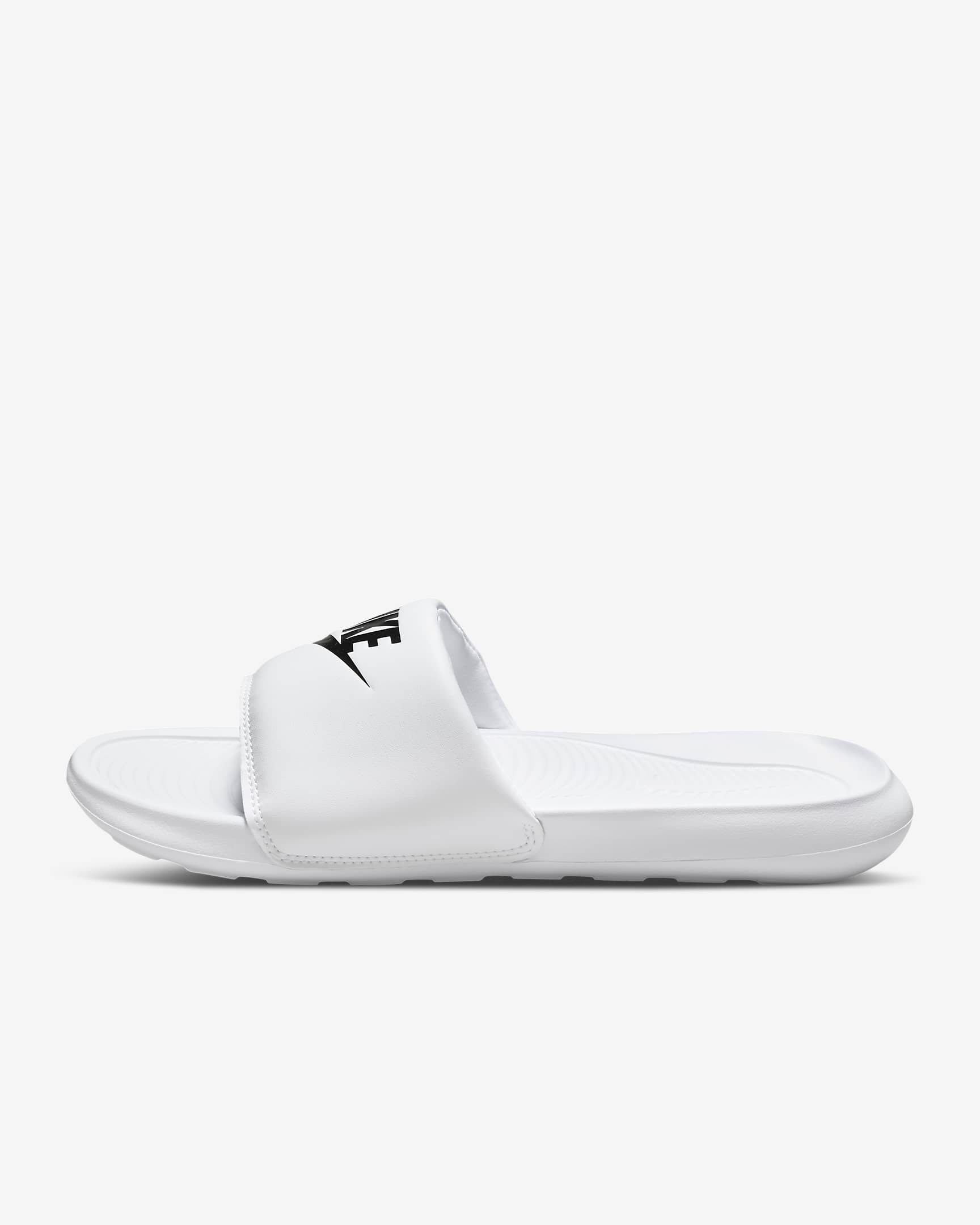 Nike Victori One Women's Slides - White/White/Black