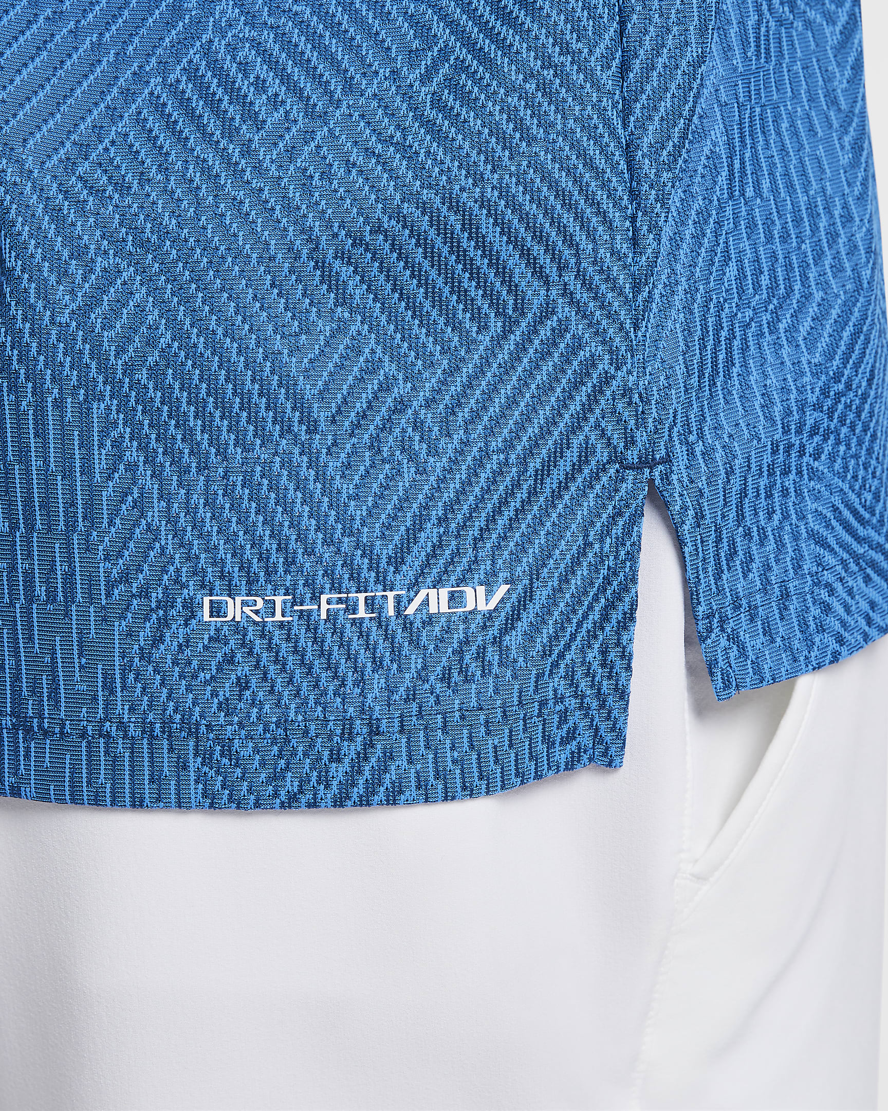 Nike Tour Men's Dri-FIT ADV Golf Polo - Light Photo Blue/Court Blue/White