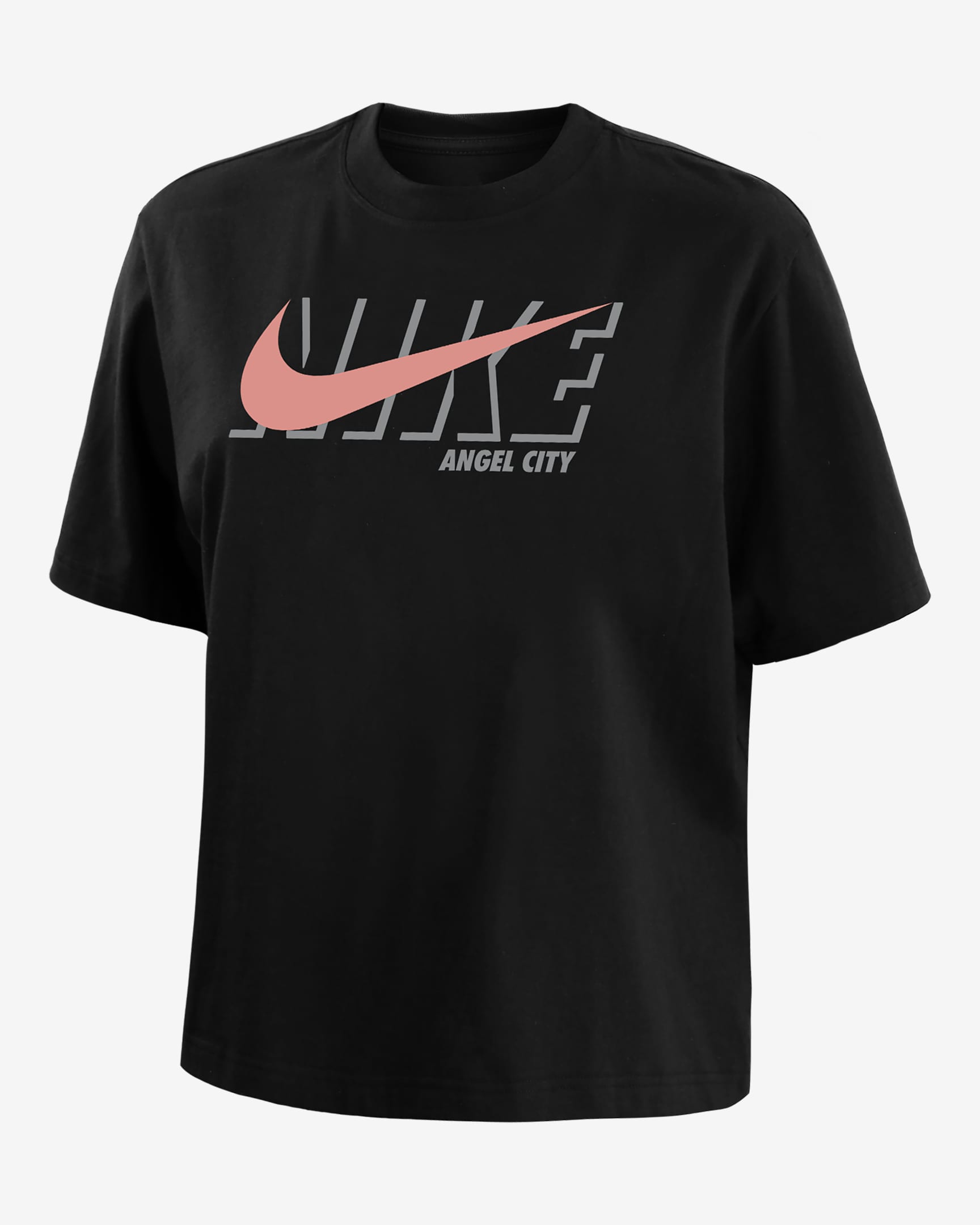 Playera de fútbol Nike para mujer Angel City FC - Negro