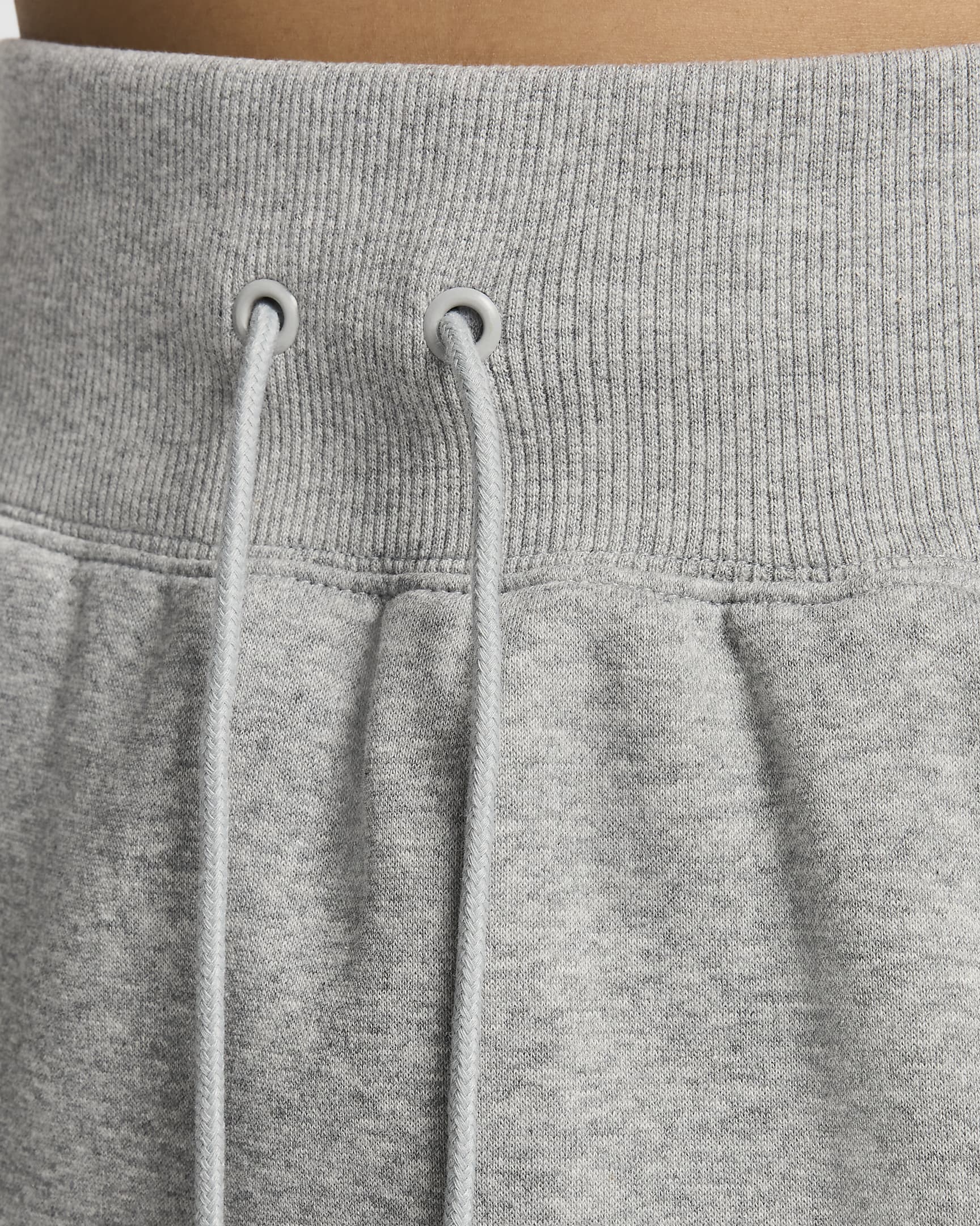 Nike Sportswear Phoenix Fleece Women's Slim Mini Skirt - Dark Grey Heather/Sail