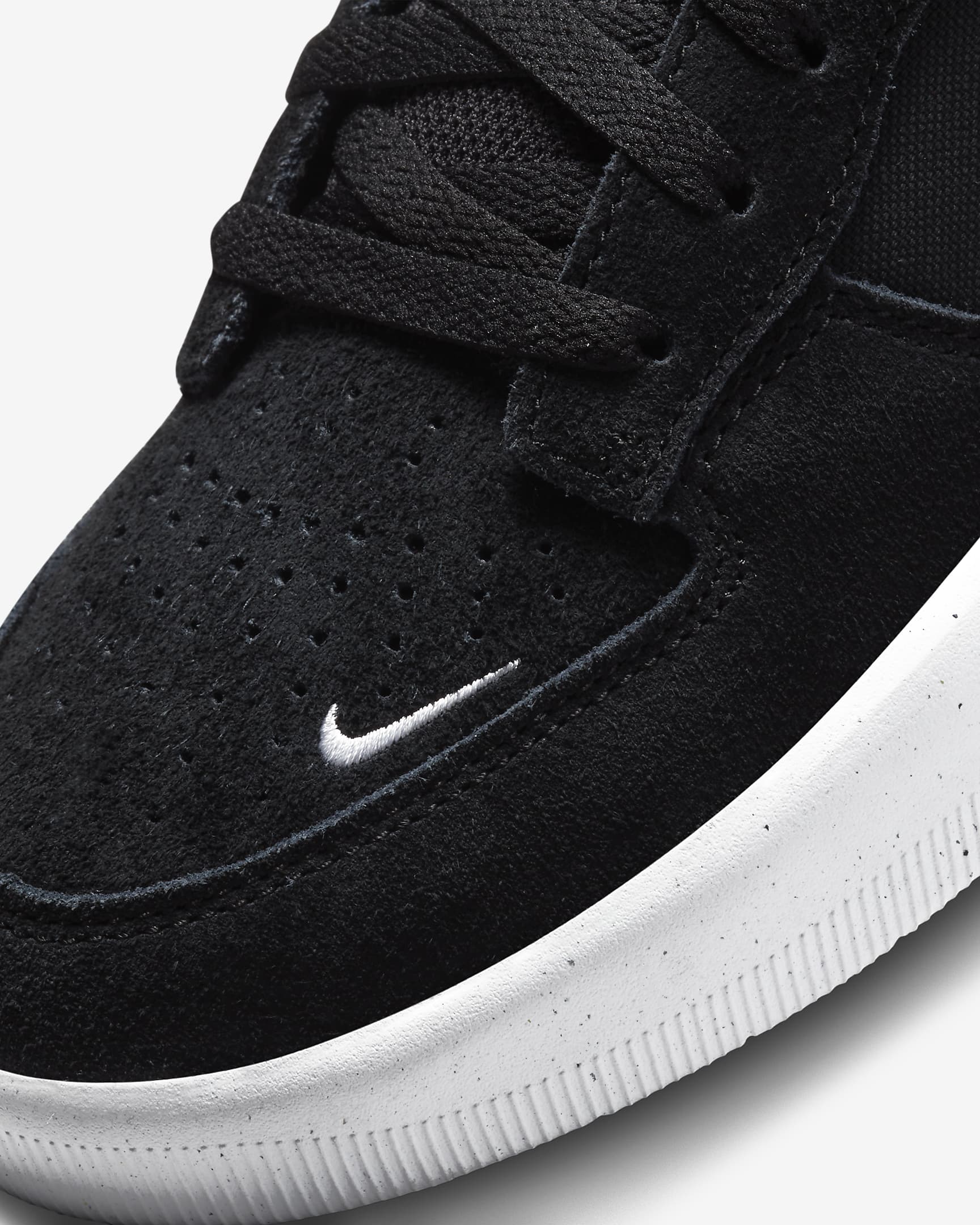 Chaussure de skateboard Nike SB Force 58 - Noir/Noir/Blanc