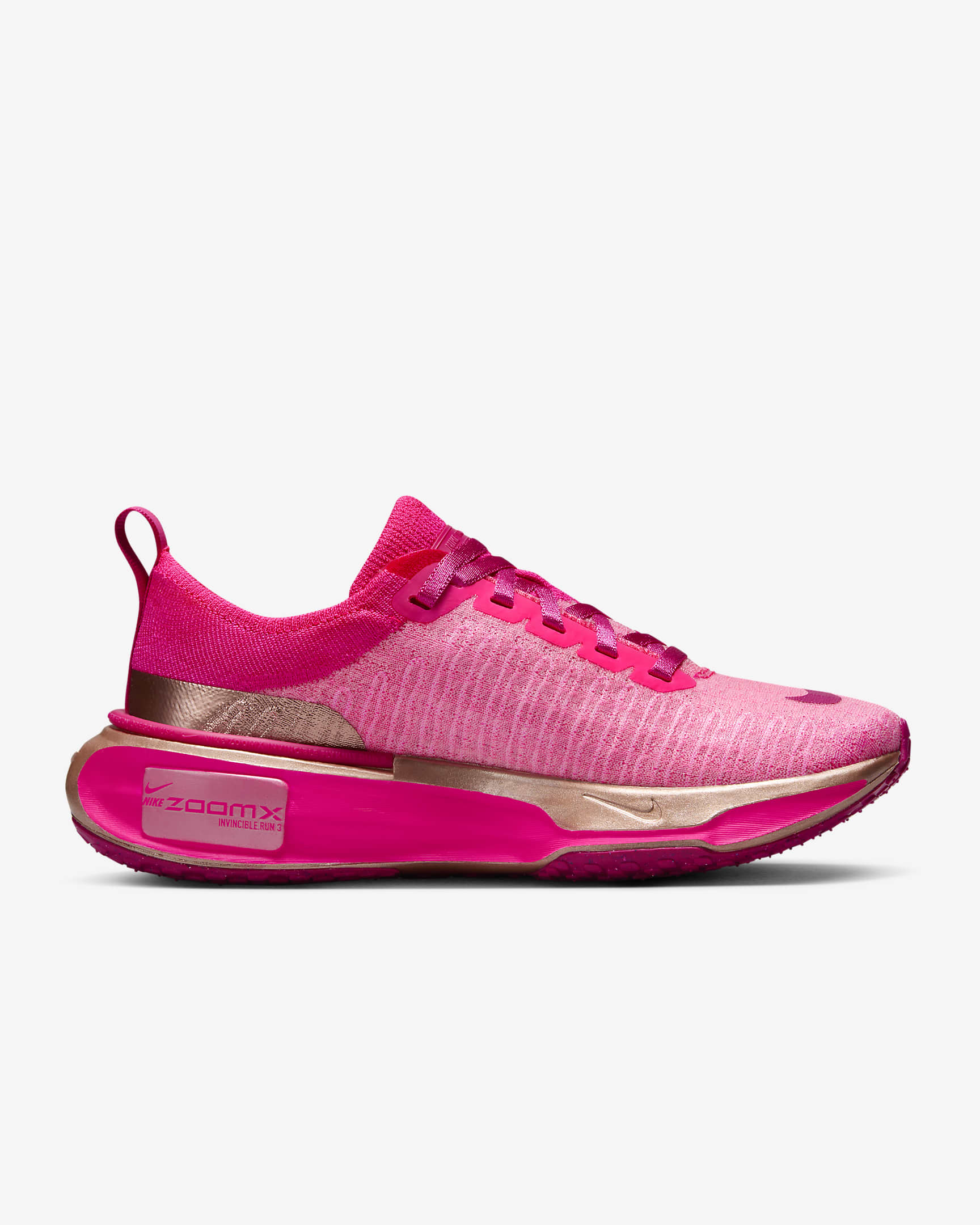 Nike Invincible 3 Women's Road Running Shoes - Fierce Pink/Pink Spell/Pink Blast/Fireberry