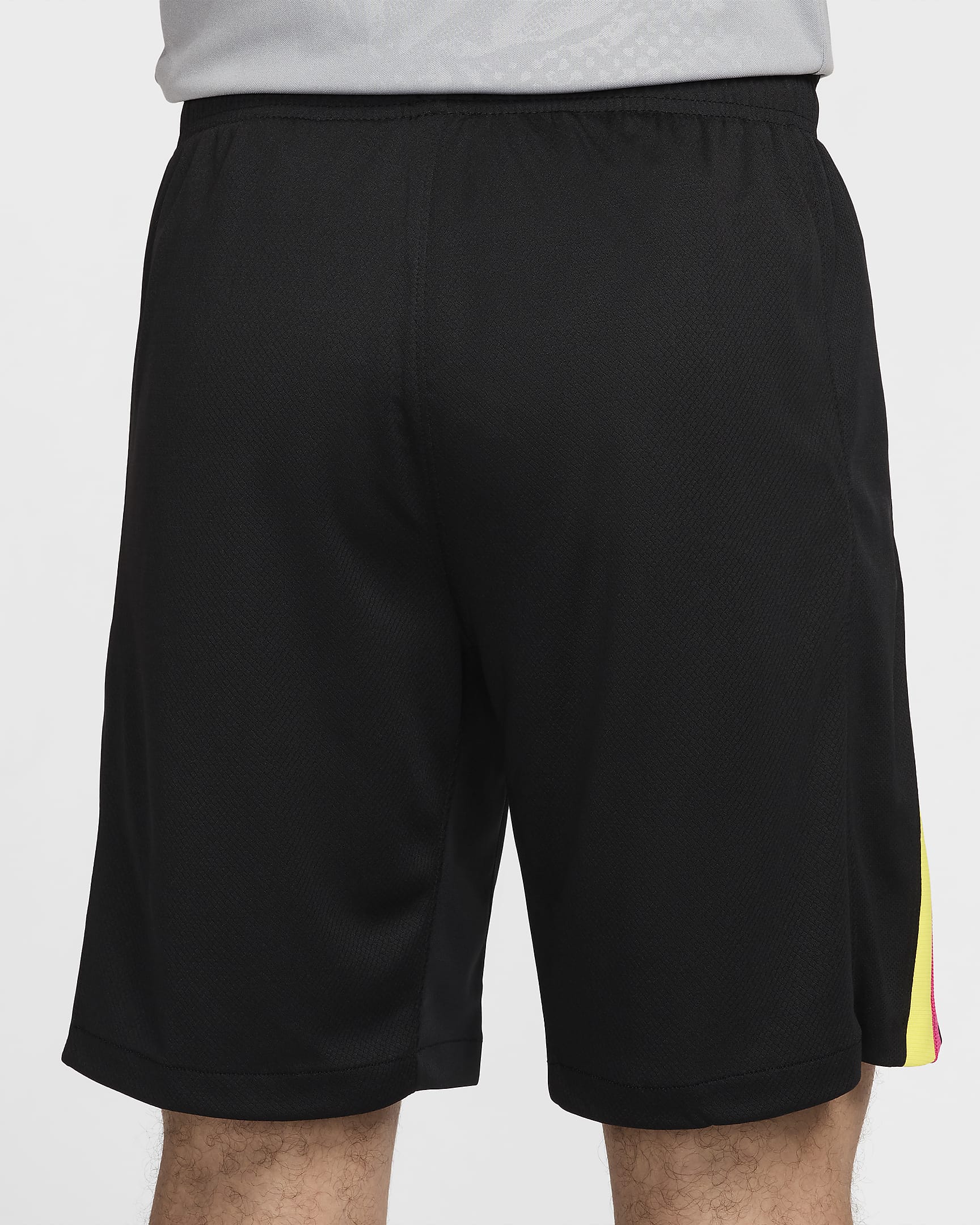 Shorts da calcio replica Nike Dri-FIT Chelsea FC 2024/25 Stadium da uomo – Terza - Nero/Opti Yellow/Pink Prime