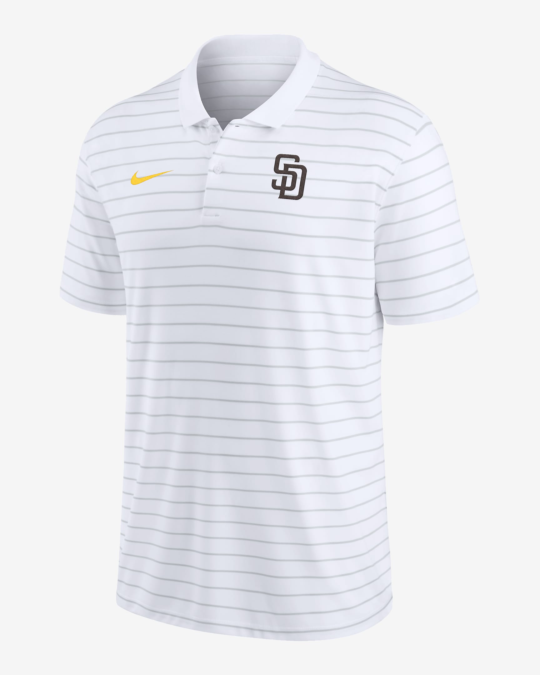 Nike Dri-FIT Victory Striped (MLB San Diego Padres) Men's Polo - White