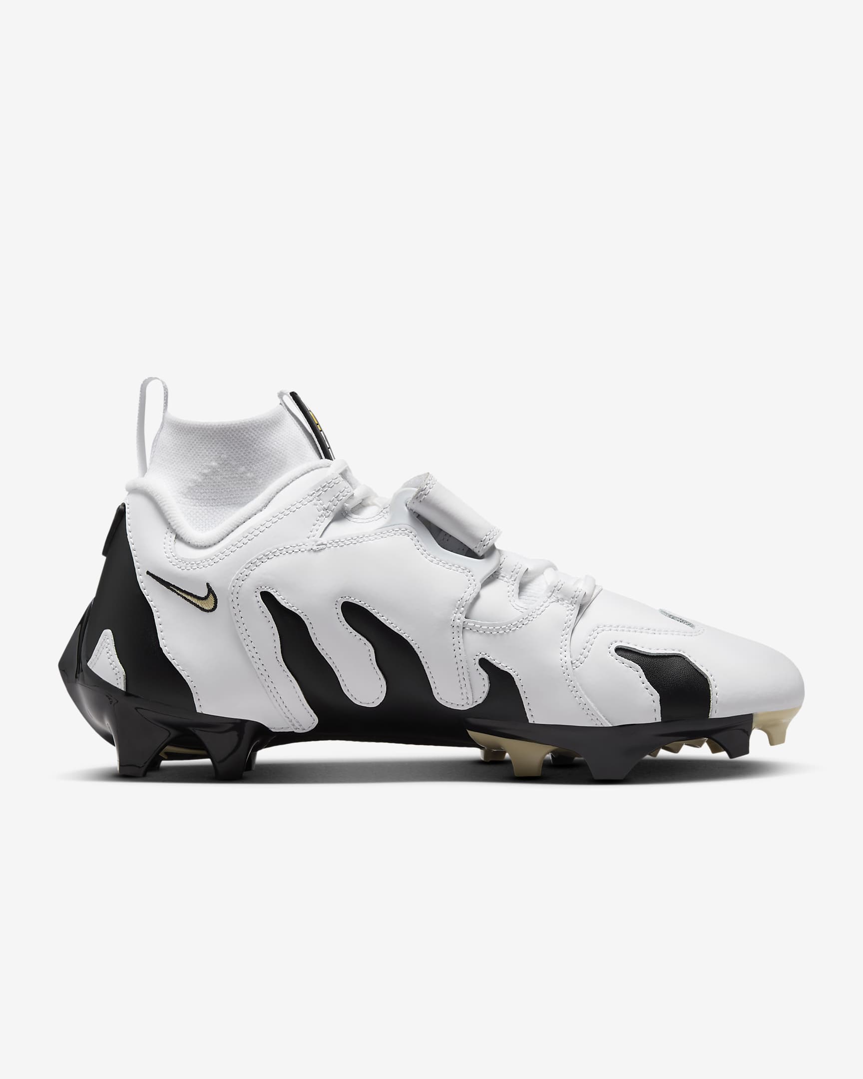 Nike Diamond Turf 96 TD Football Cleats - White/Black/Team Gold