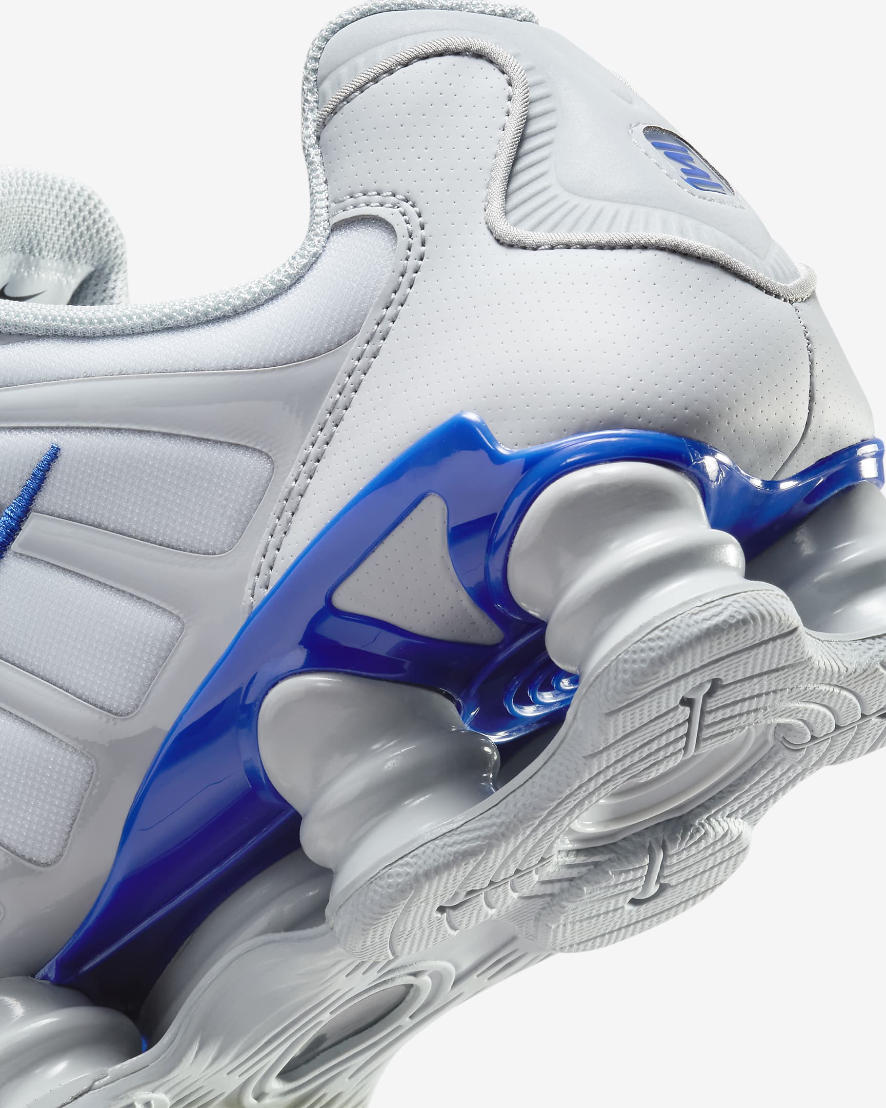 Calzado Nike Shox TL para hombre - Gris lobo/Azul carrera/Plata metalizado