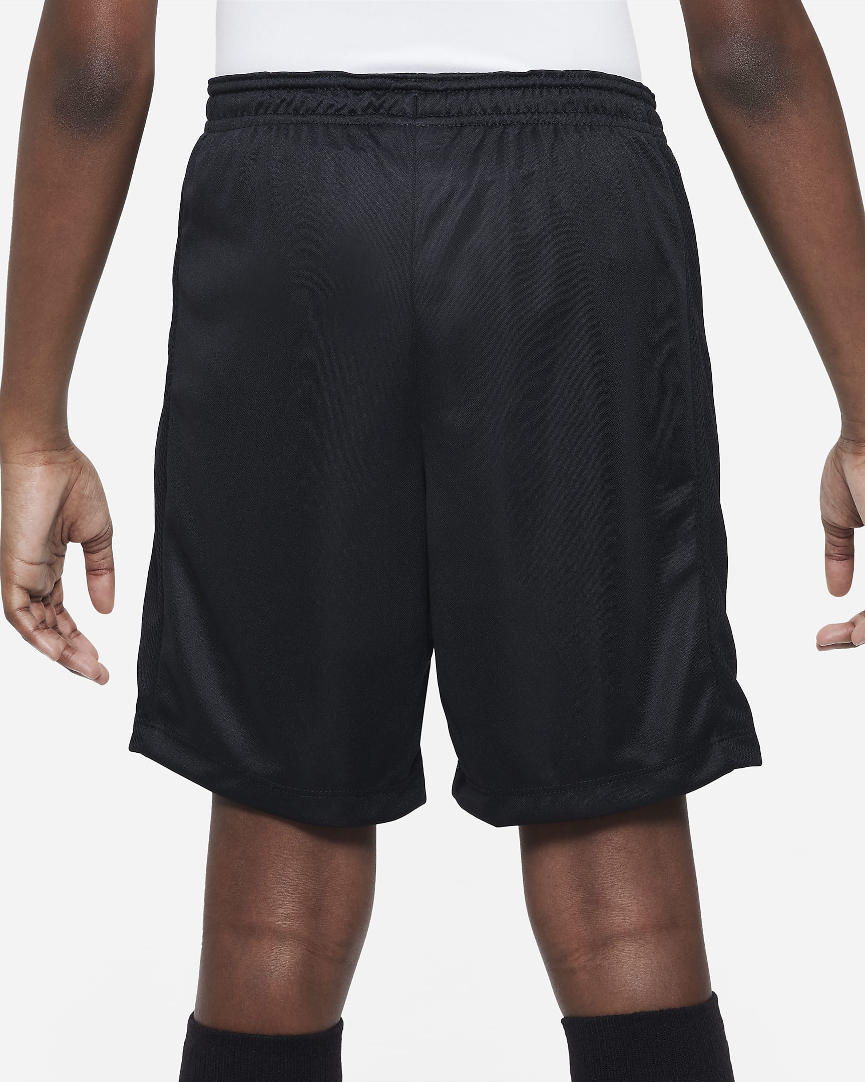 Nike Dri-FIT Academy23 fotballshorts til barn - Svart/Svart/Svart