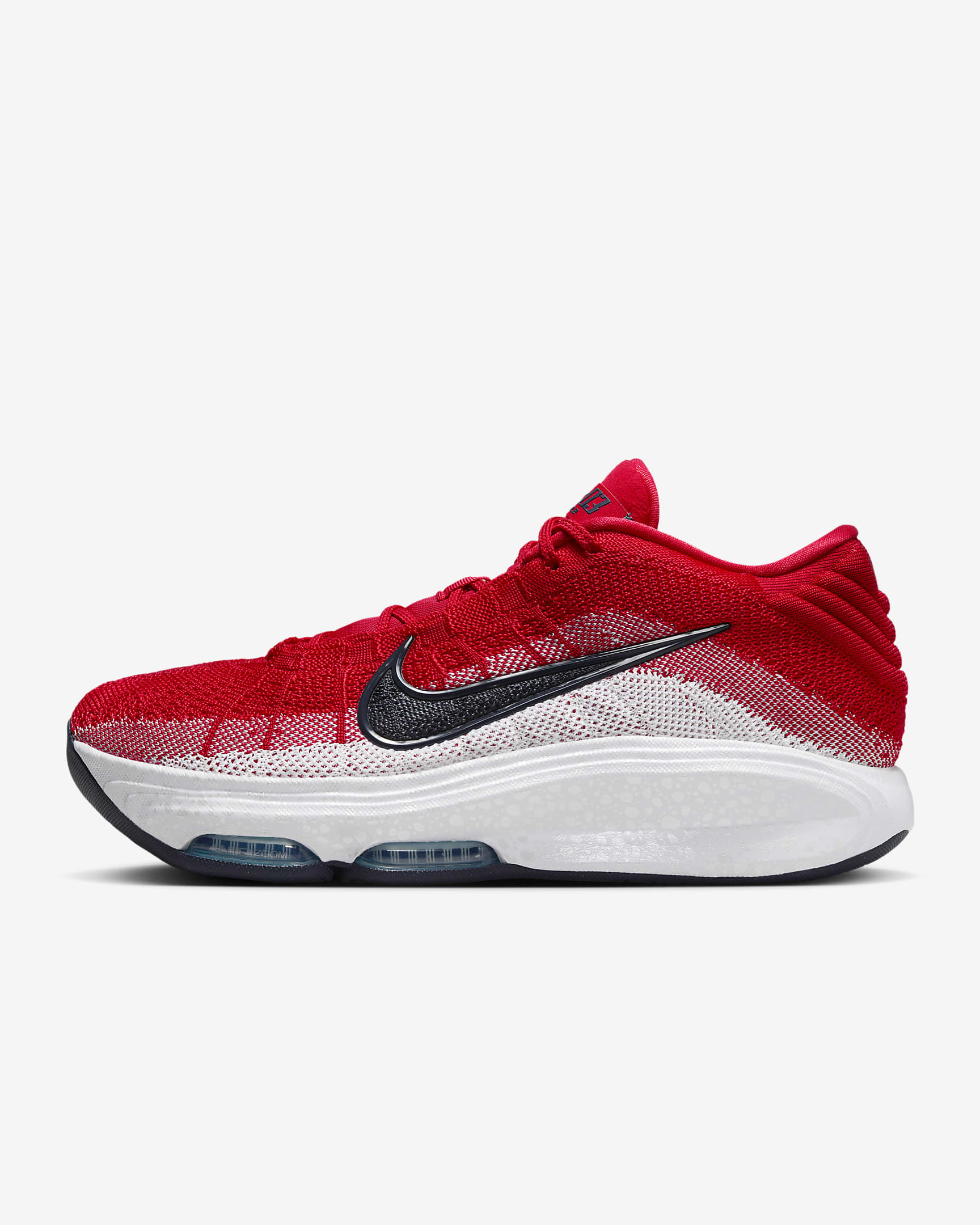 Nike G.T. Hustle 3 Basketballschuh - University Red/Weiß/Glacier Blue/Obsidian