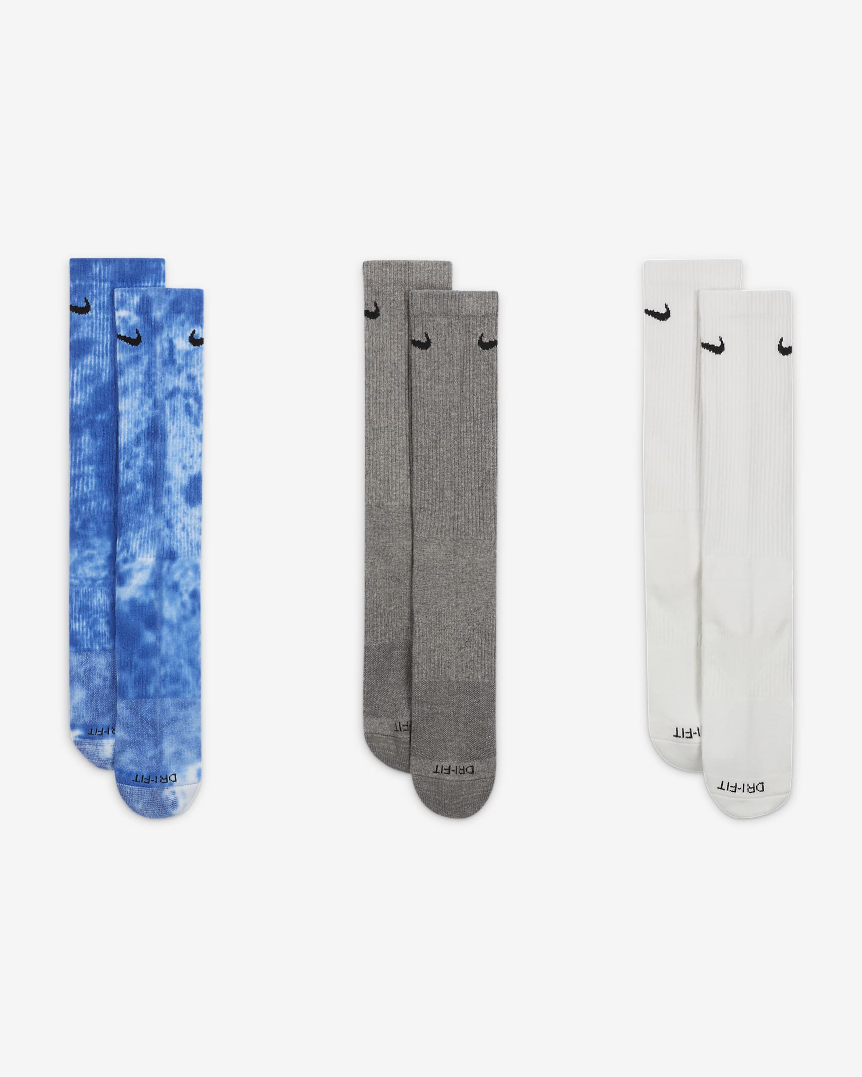 Nike Everyday Plus Cushioned Crew Socks (3 Pairs). Nike PH