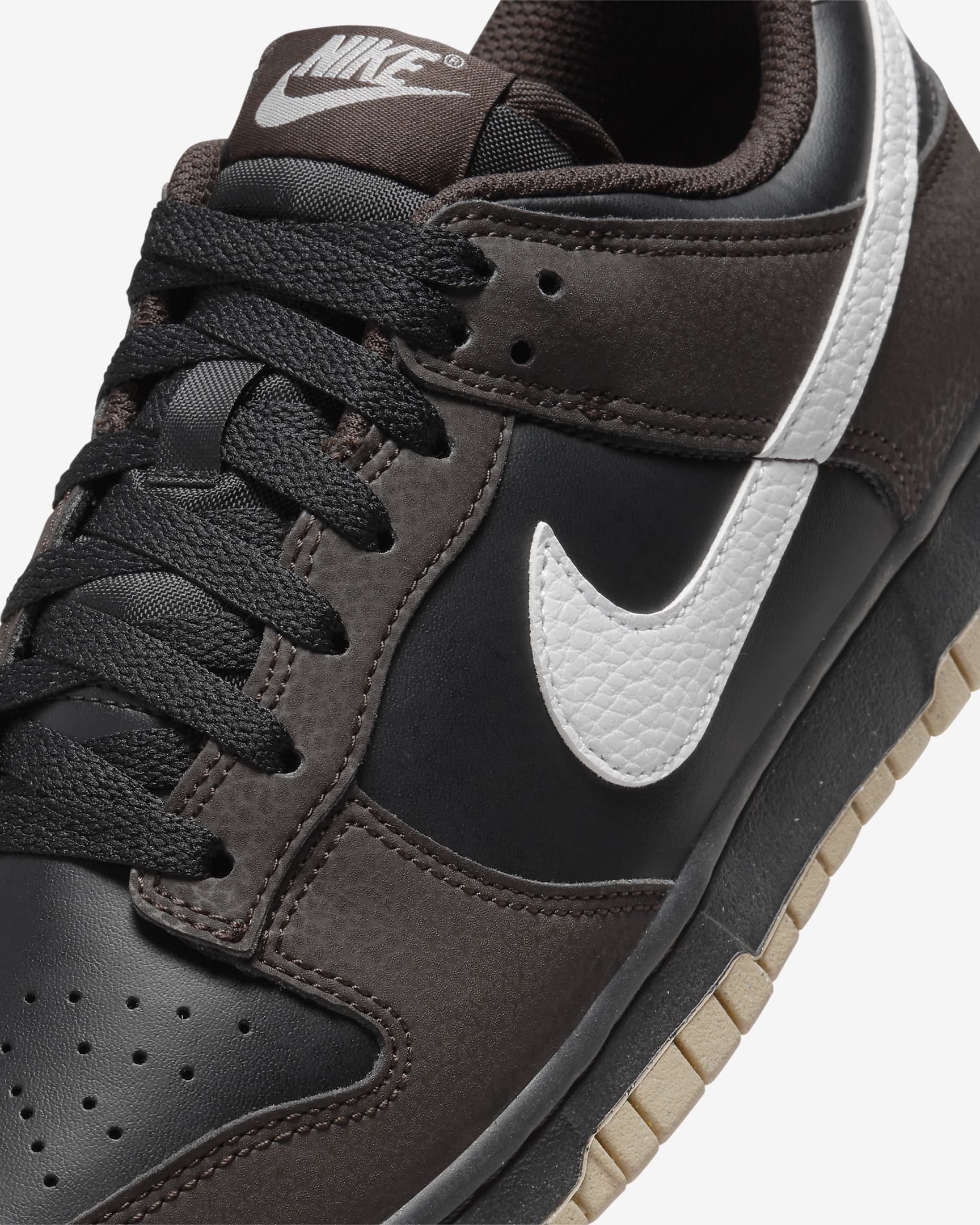 Sko Nike Dunk Low Next Nature för kvinnor - Svart/Velvet Brown/Khaki/Summit White