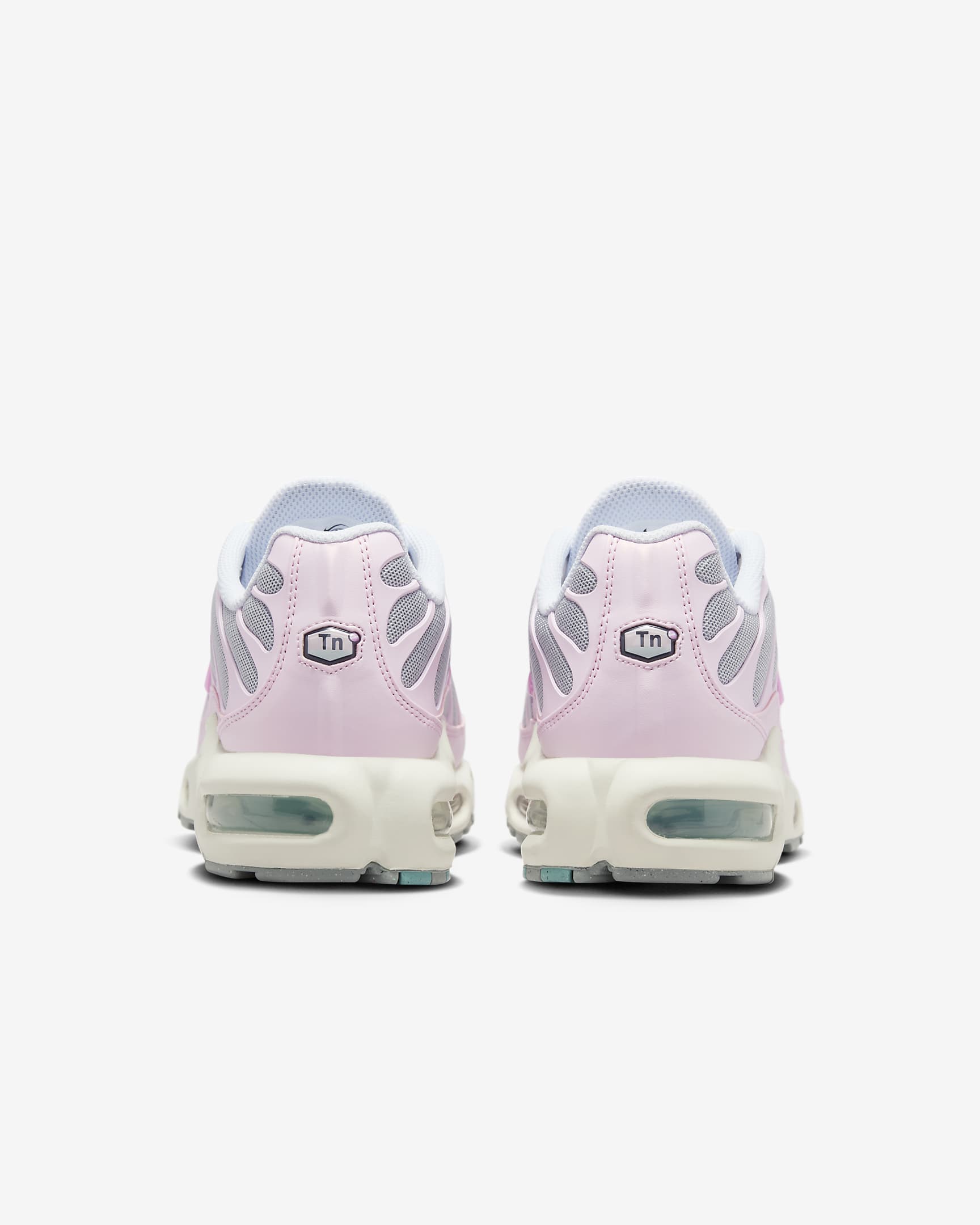 Nike Air Max Plus Women's Shoes - Football Grey/White/Pink Foam/Playful Pink