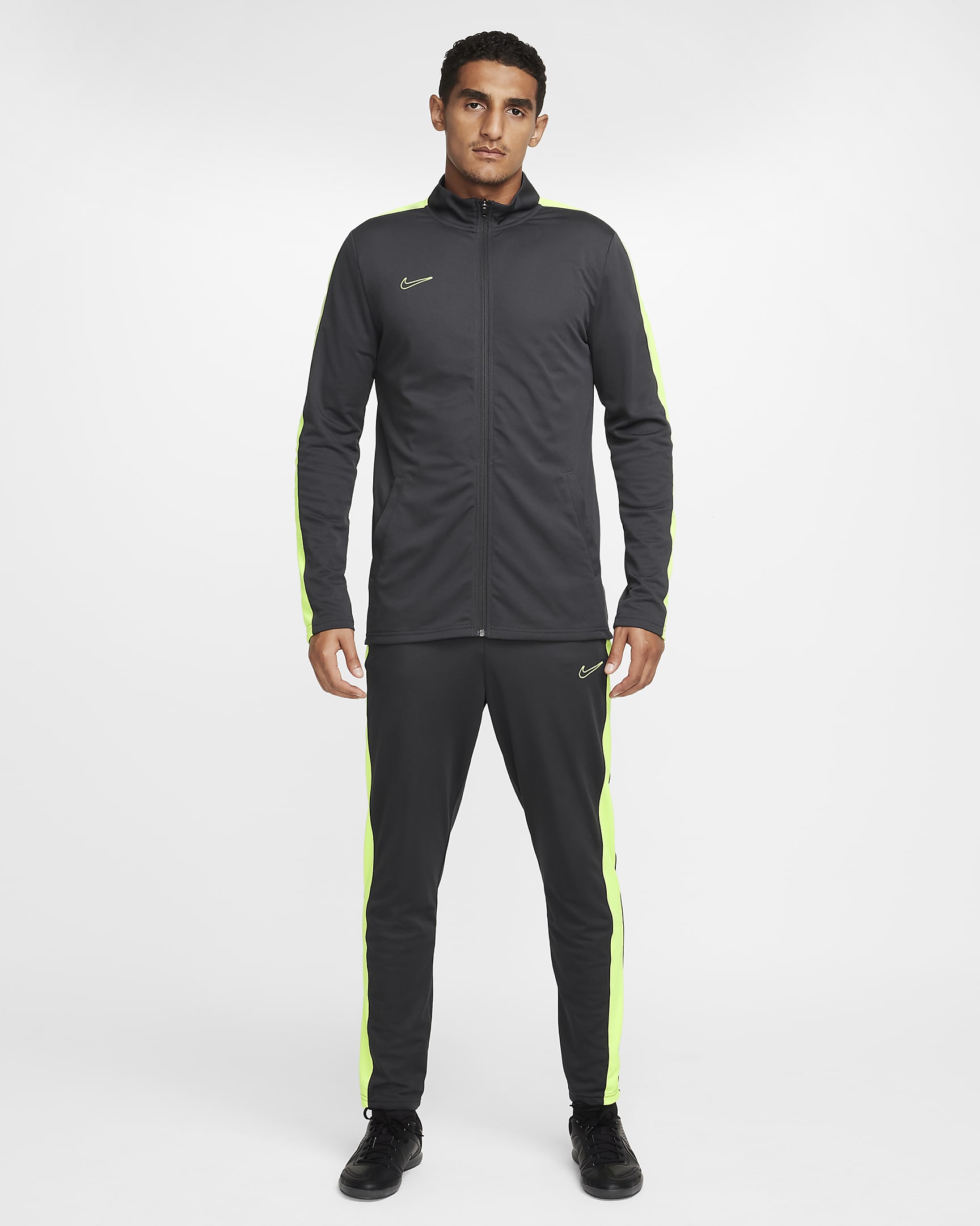 Nike Academy Men's Dri-FIT Football Tracksuit - Anthracite/Volt/Volt