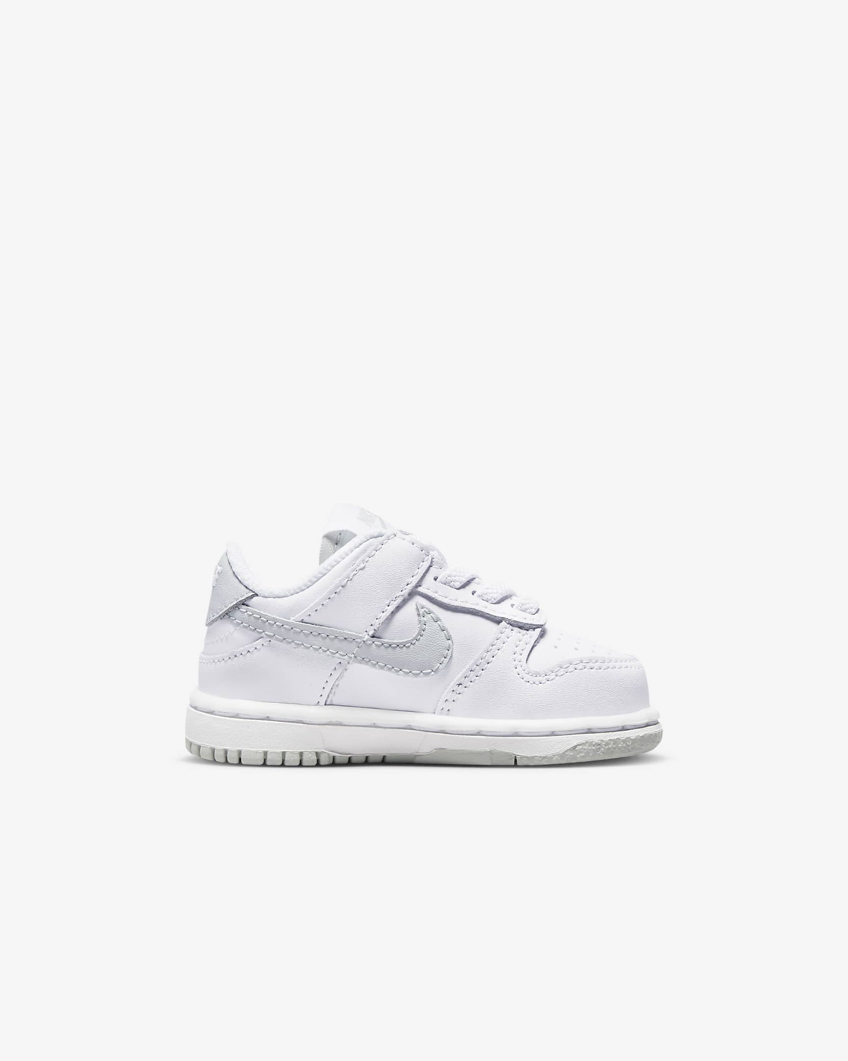 Nike Dunk Low Baby/Toddler Shoes - White/White/Pure Platinum