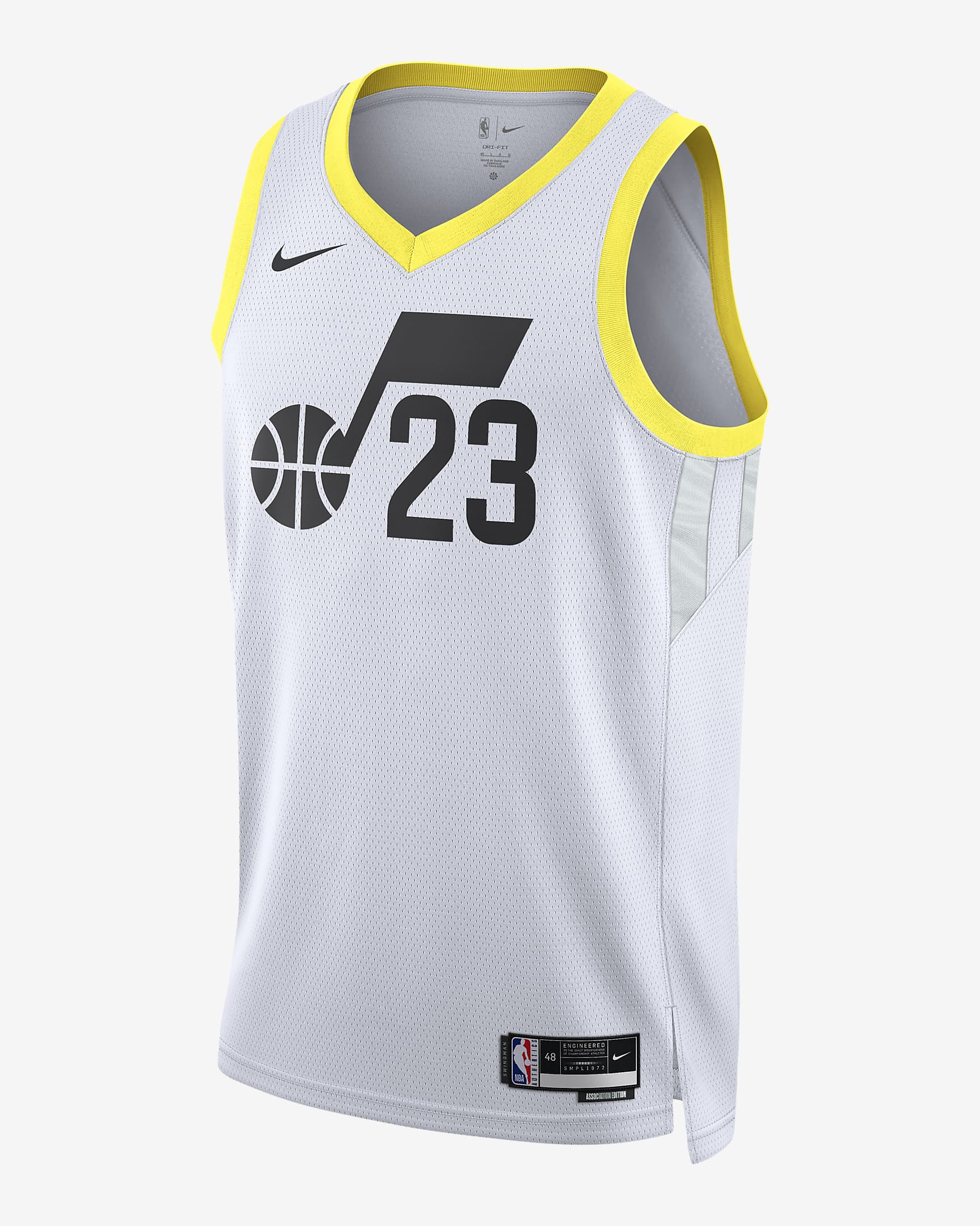 Pánský dres Nike Dri-FIT NBA Swingman Utah Jazz Association Edition 2022/2023 - Bílá