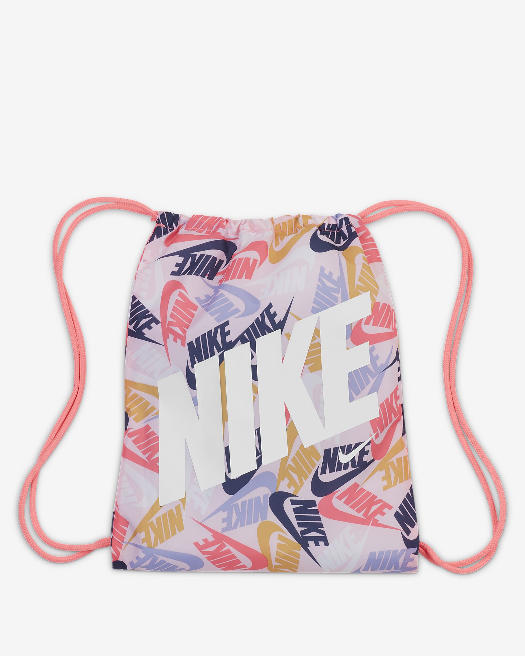 Nike Kids' Printed Gym Sack - Sunset Pulse/Sunset Pulse/White