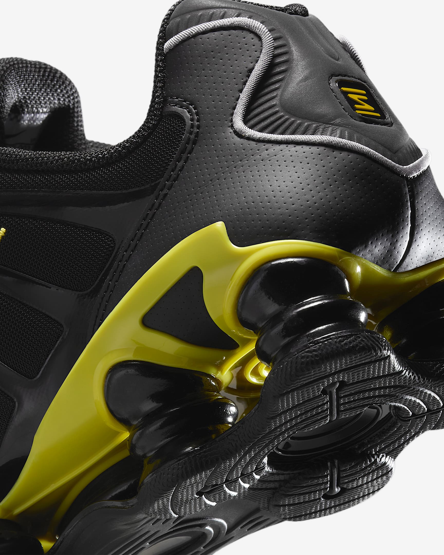 Nike Shox TL Men's Shoes - Black/Dynamic Yellow/Metallic Silver