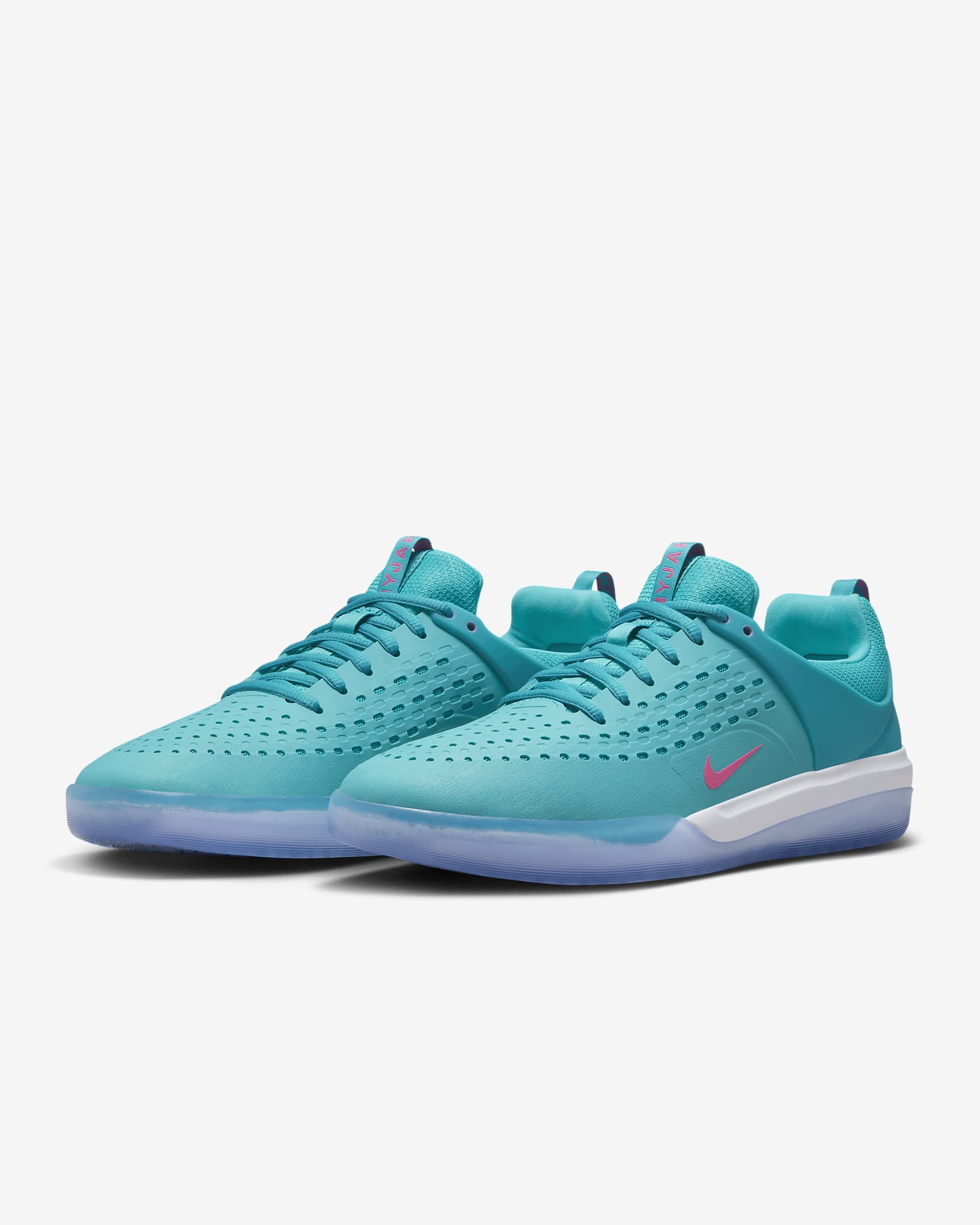 Nike SB Zoom Nyjah 3 Skate Shoes - Dusty Cactus/Dusty Cactus/White/Pinksicle