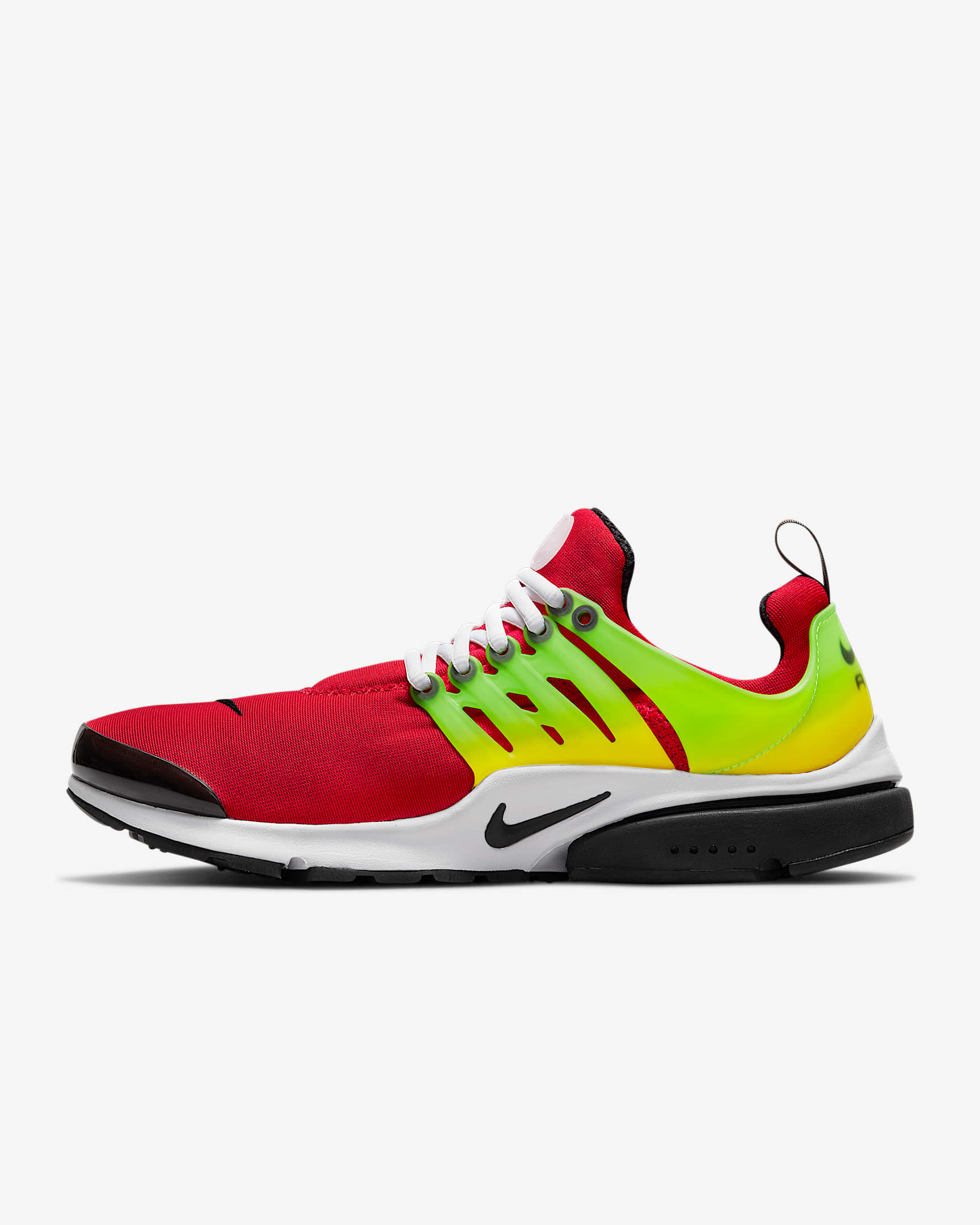 Nike Air Presto Men's Shoes - University Red/Tour Yellow/Green Strike/Black