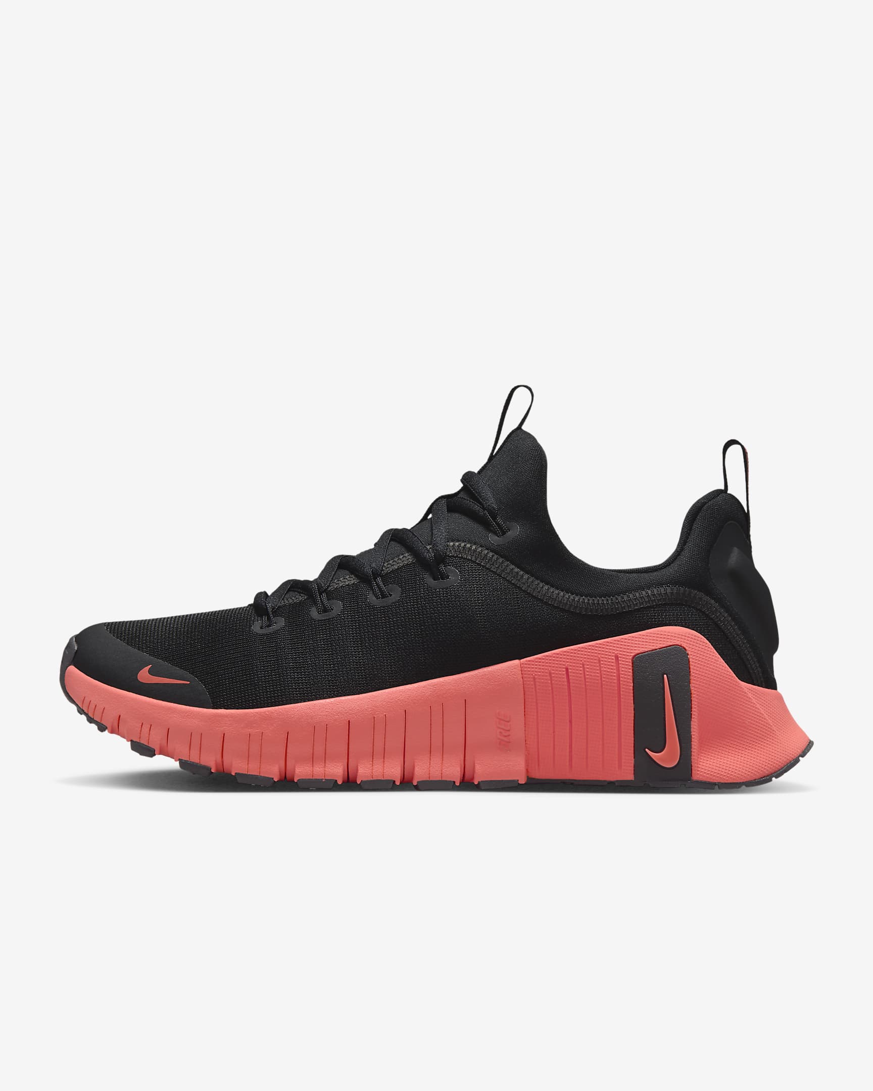 Nike Free Metcon 6 Women's Workout Shoes - Black/Black/Light Wild Mango