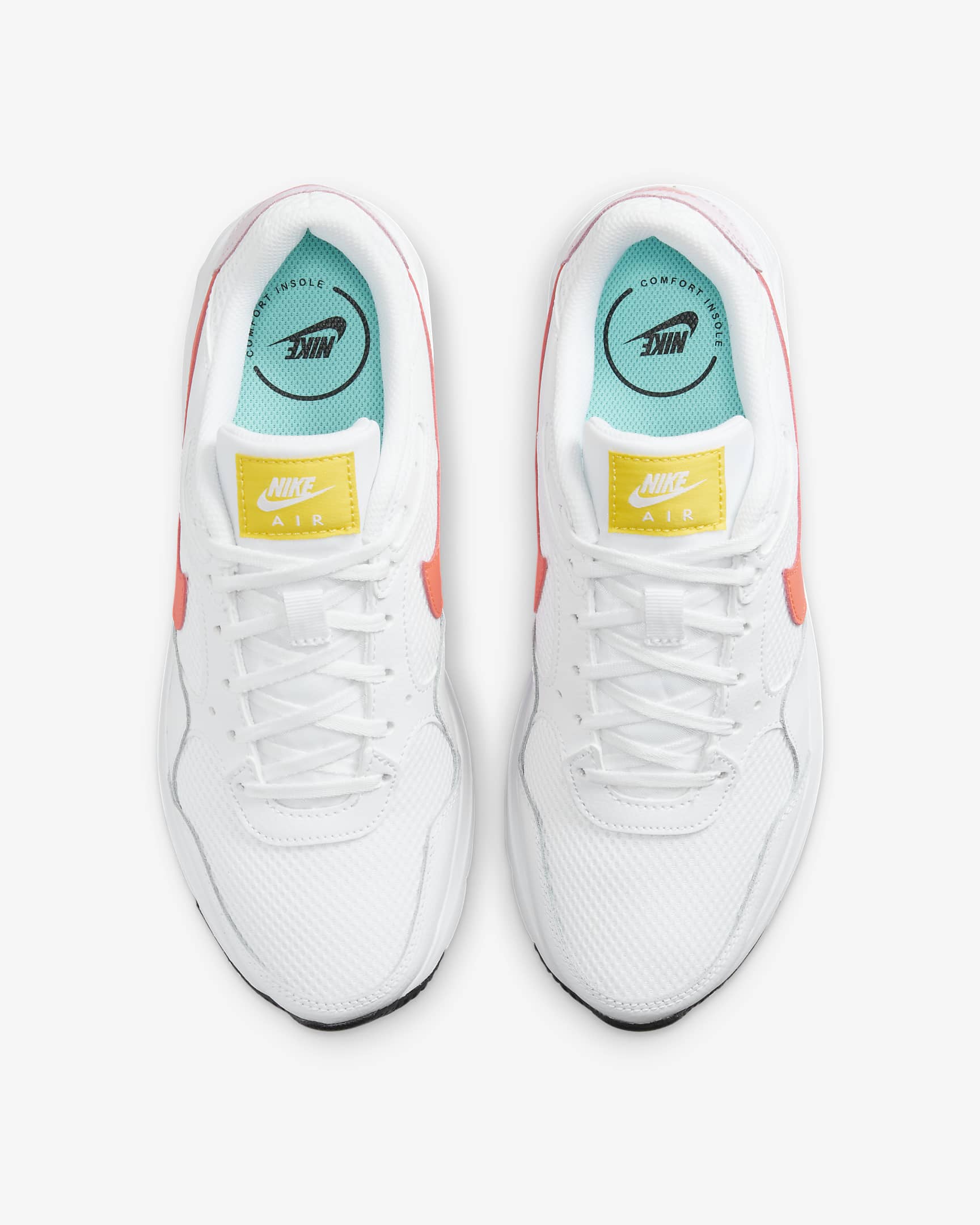 Nike Air Max SC Women's Shoes - White/Pink Foam/Light Laser Orange/Bright Crimson