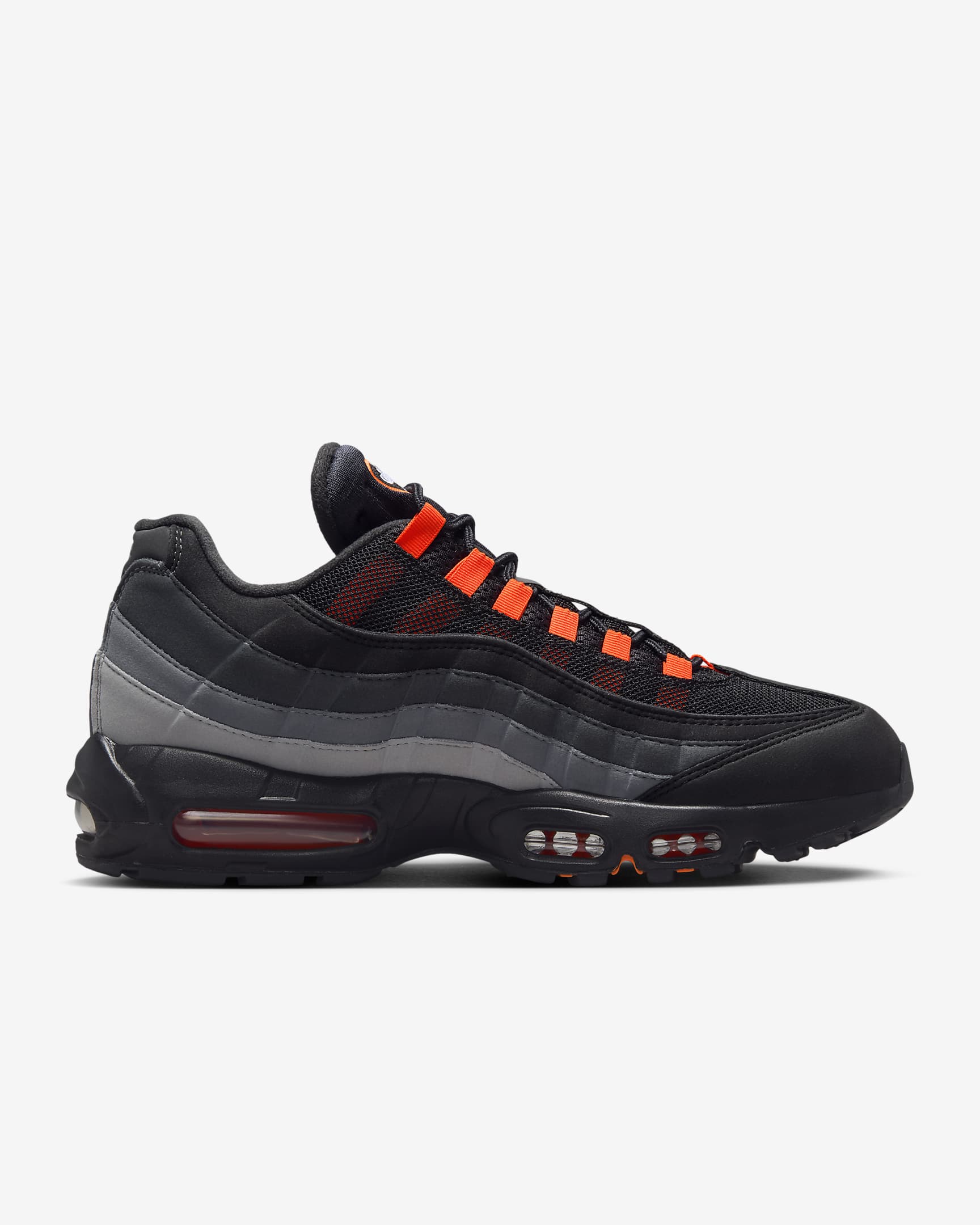 Nike Air Max 95 Herrenschuh - Schwarz/Anthracite/Smoke Grey/Hyper Crimson