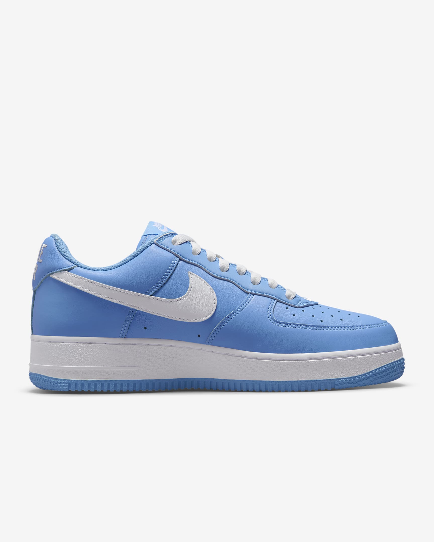 Calzado para hombre Nike Air Force 1 Low Retro - Azul universitario/Oro metalizado/Blanco