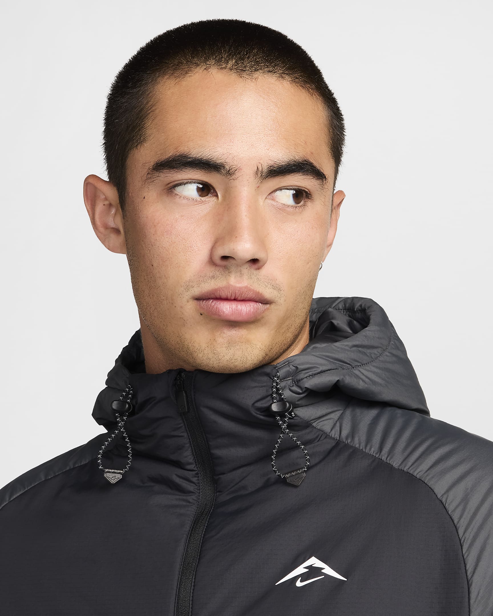 Nike Trail PrimaLoft® Men's Therma-FIT Running Jacket - Black/Anthracite/Summit White