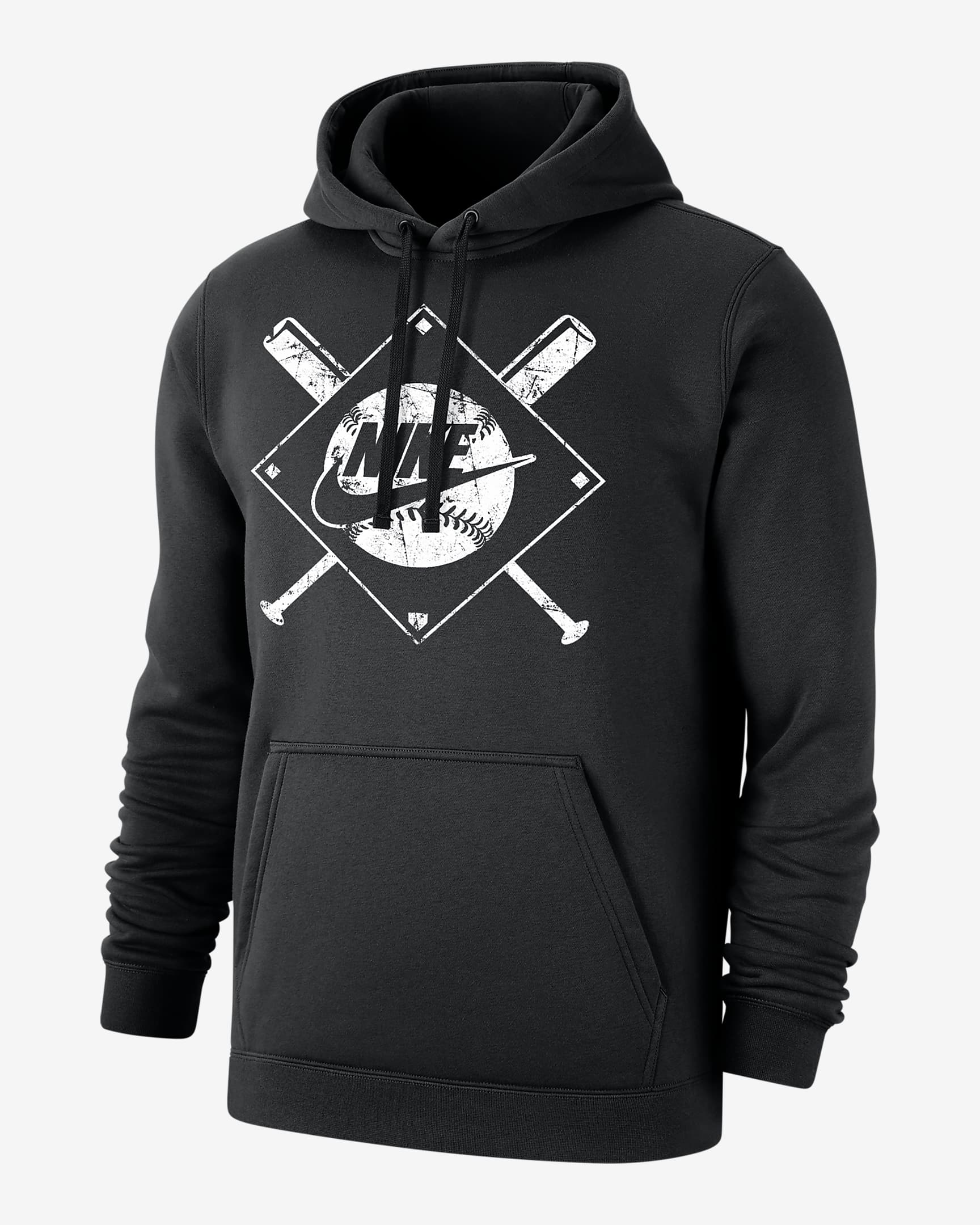 Nike Sportswear Club Fleece Men's Vintage Baseball Hoodie.