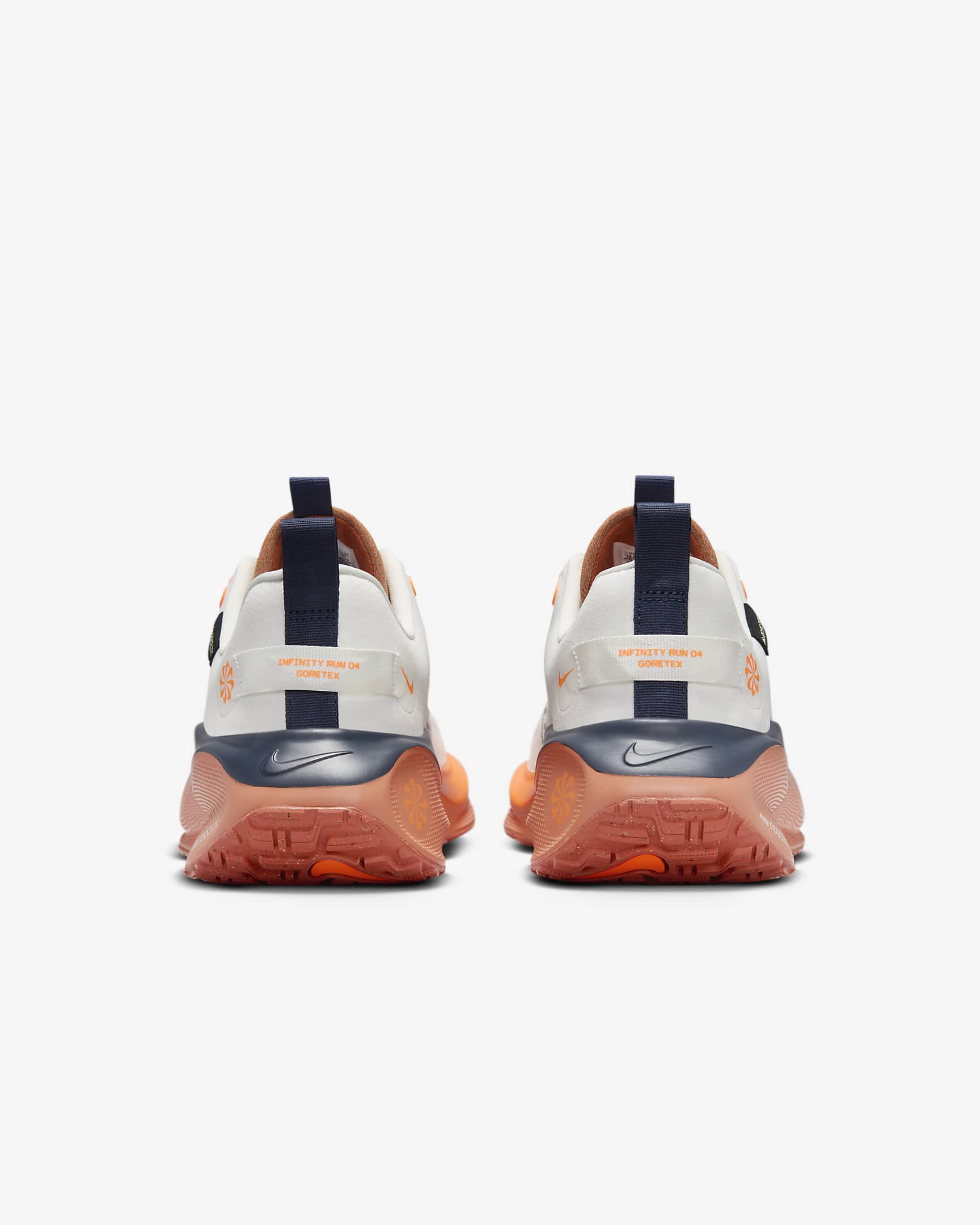 Nike InfinityRN 4 GORE-TEX waterdichte hardloopschoenen voor heren (straat) - Sail/Total Orange/Burnt Sunrise/Thunder Blue