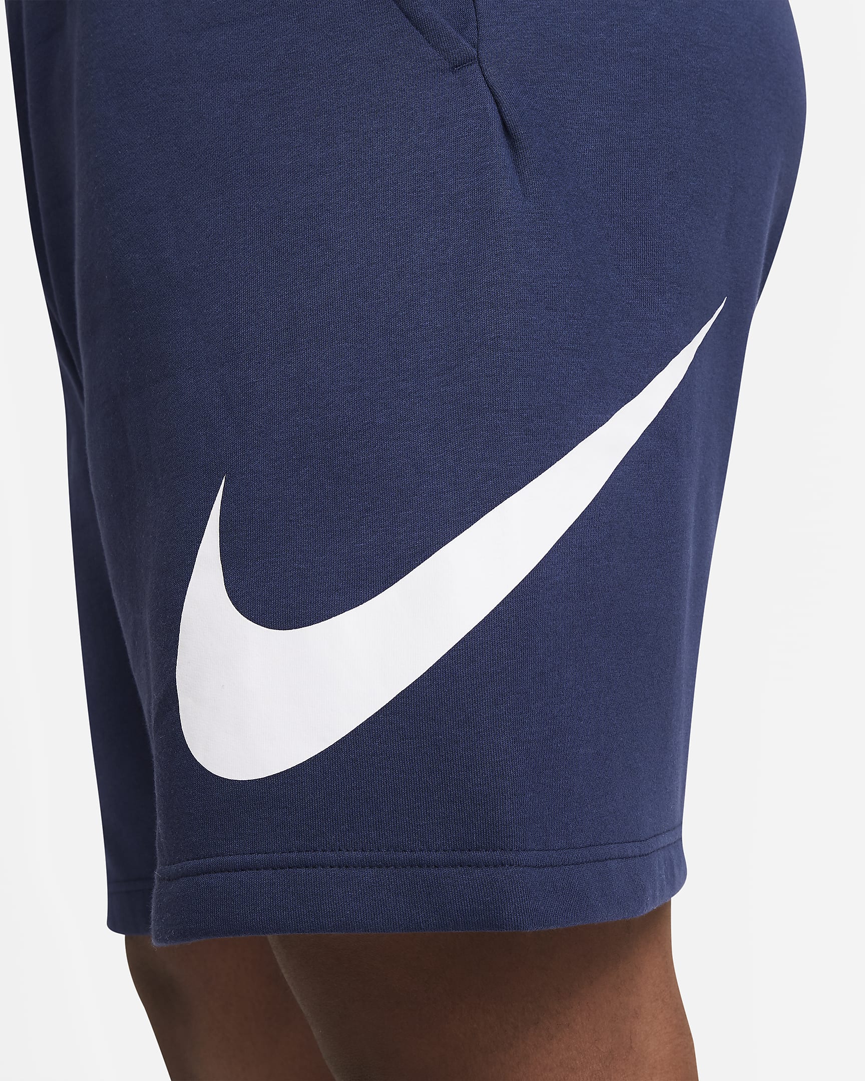 Shorts con estampado para hombre Nike Sportswear Club - Azul marino medianoche/Blanco/Blanco