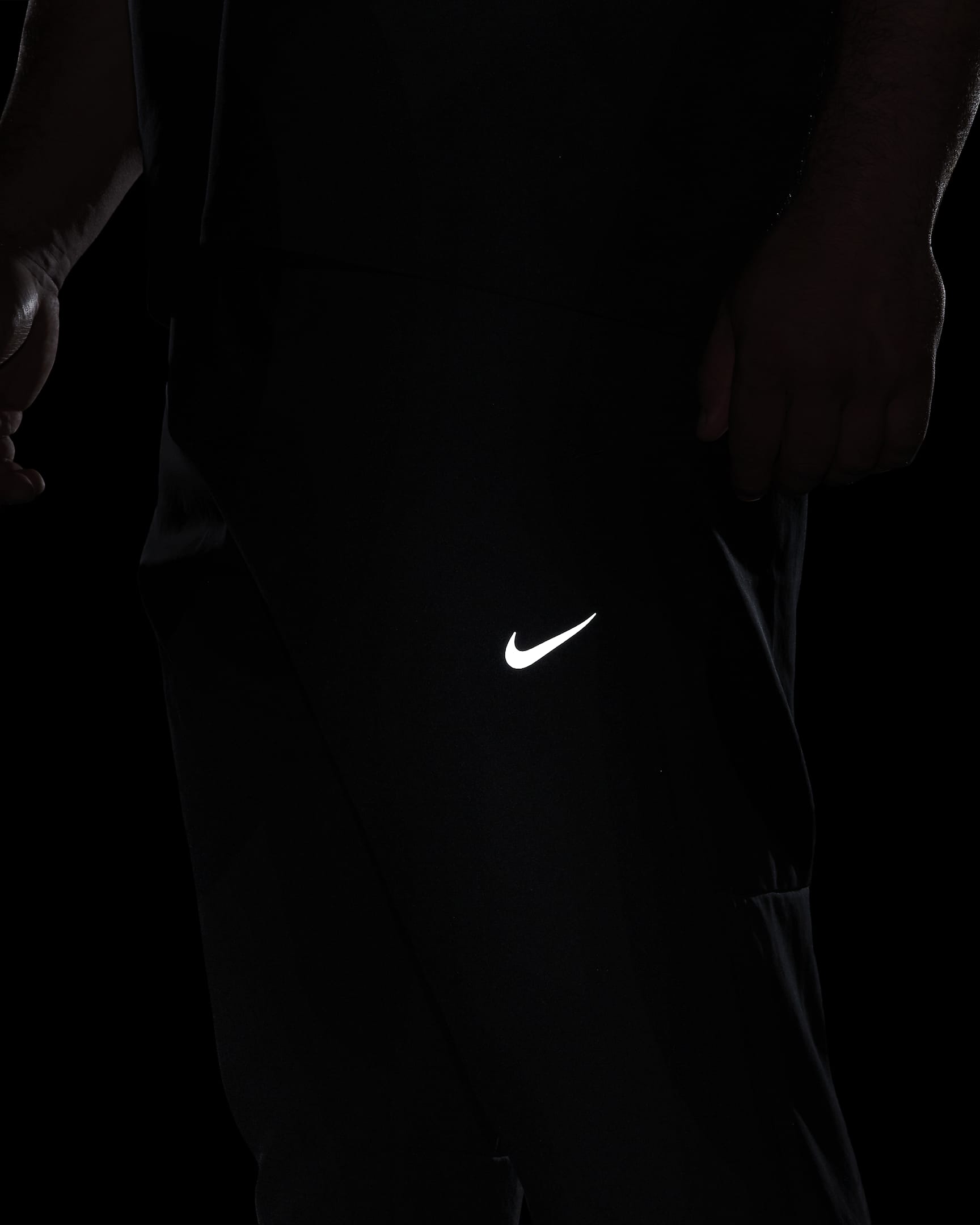 Vävda löparbyxor Nike Challenger Dri-FIT för män - Svart/Svart