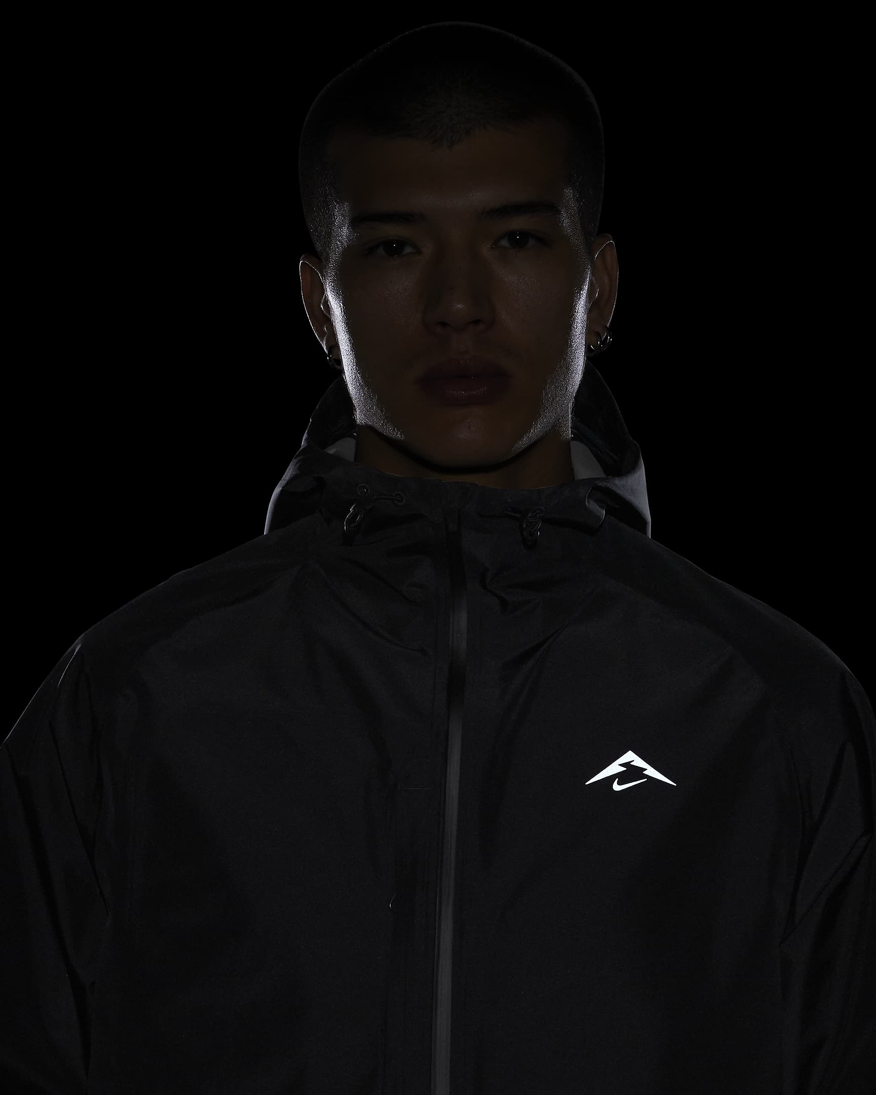 Nike Trail "Cosmic Peaks" GORE-TEX INFINIUM Men's Running Jacket - Black/Anthracite/Anthracite