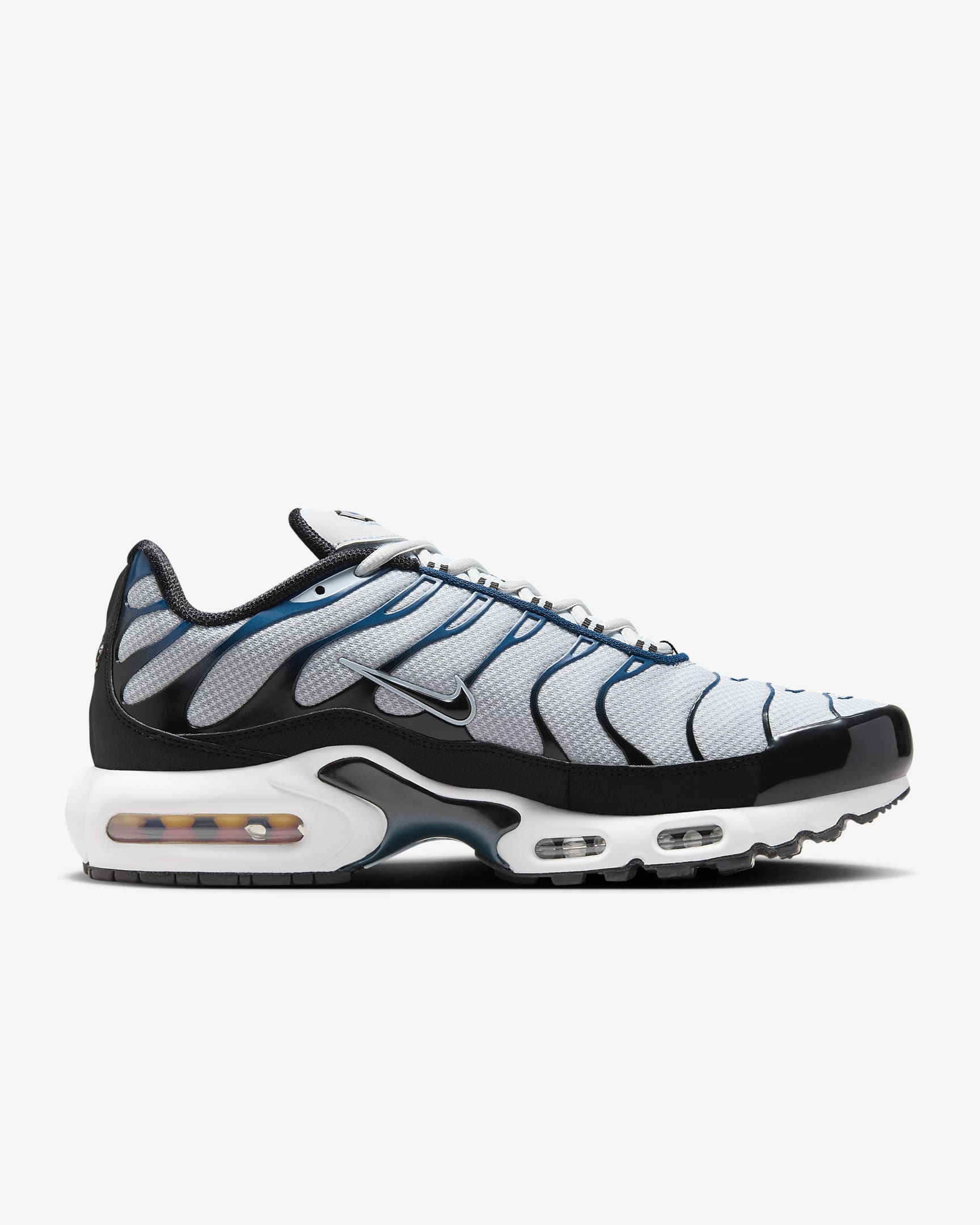 Nike Air Max Plus Men's Shoes - Pure Platinum/Court Blue/Glacier Blue/Black