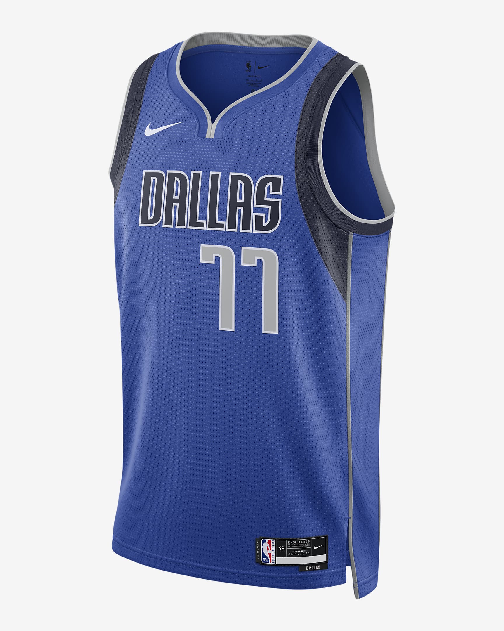 Dallas Mavericks Icon Edition 2022/23 Camiseta Nike Dri-FIT NBA Swingman - Hombre - Game Royal