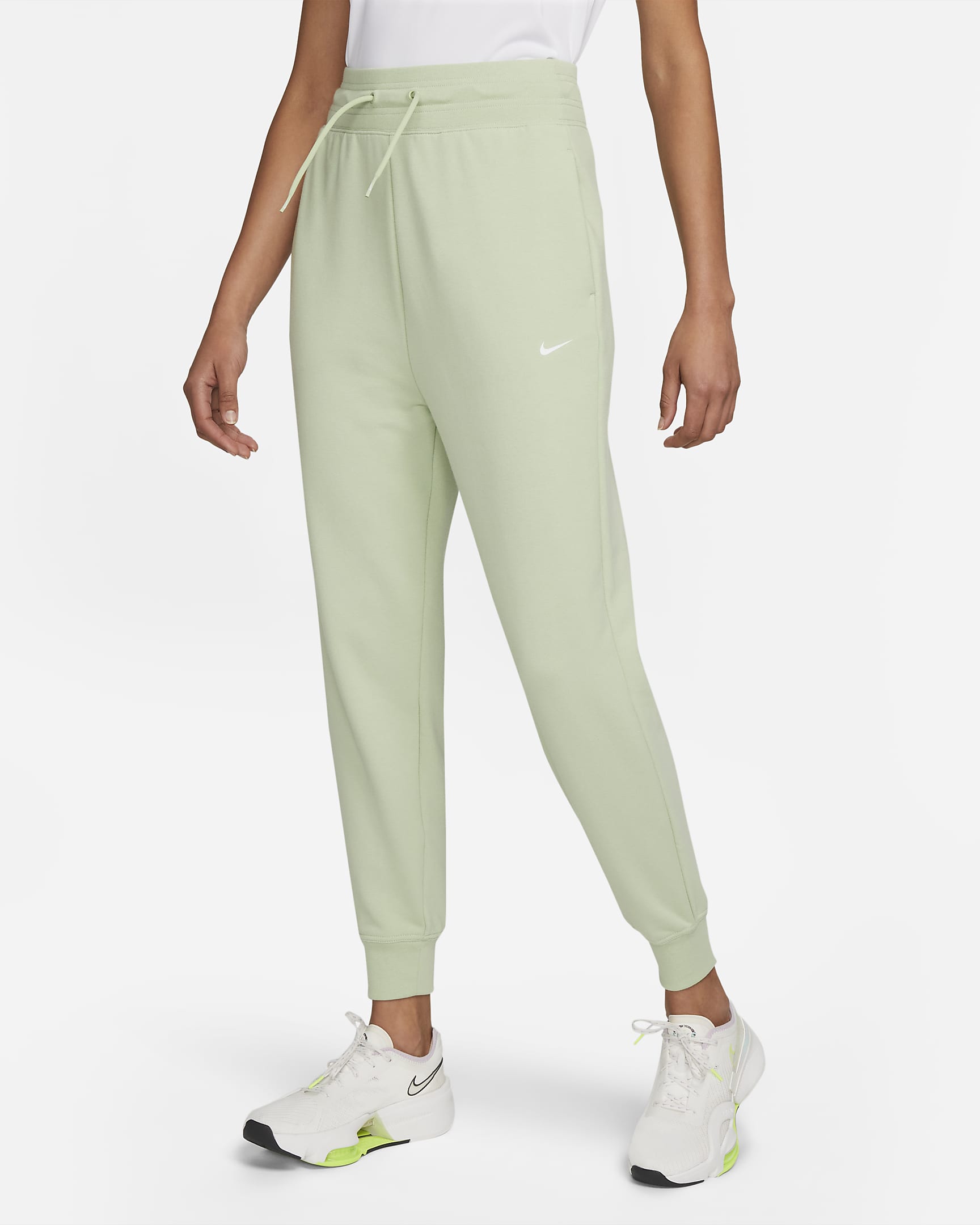 Nike Dri-FIT One Women's High-Waisted 7/8 French Terry Joggers. Nike SE