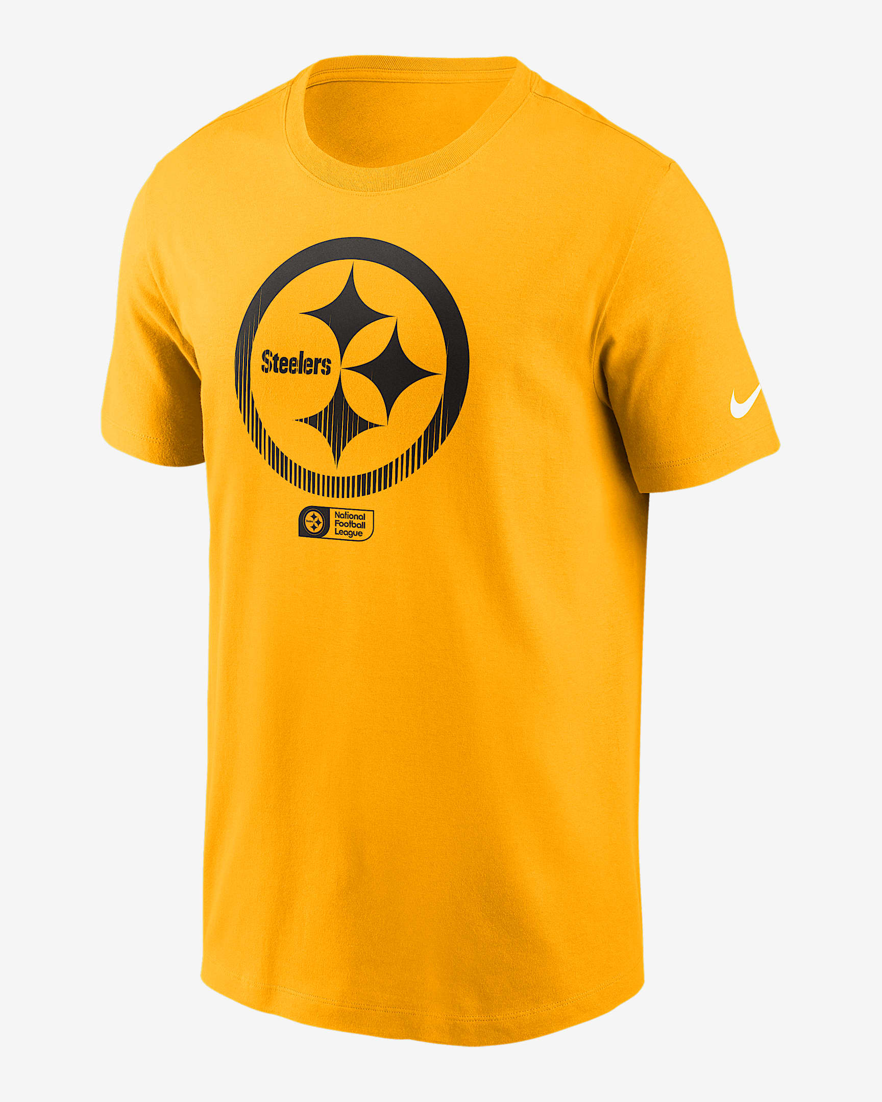 Pittsburgh Steelers Faded Essential Men's Nike NFL T-Shirt - Gold