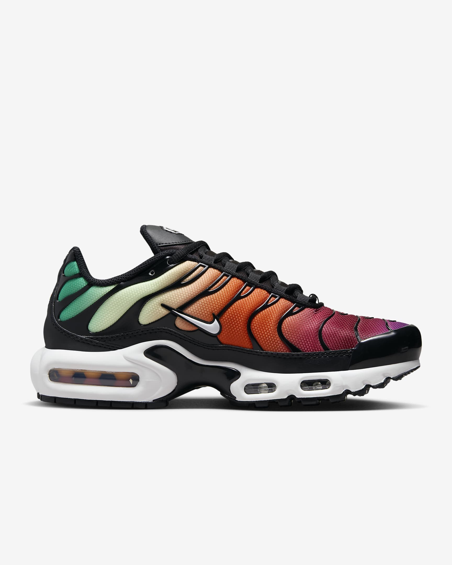 Nike Air Max Plus Women's Shoes - Black/Viotech/Team Red/White