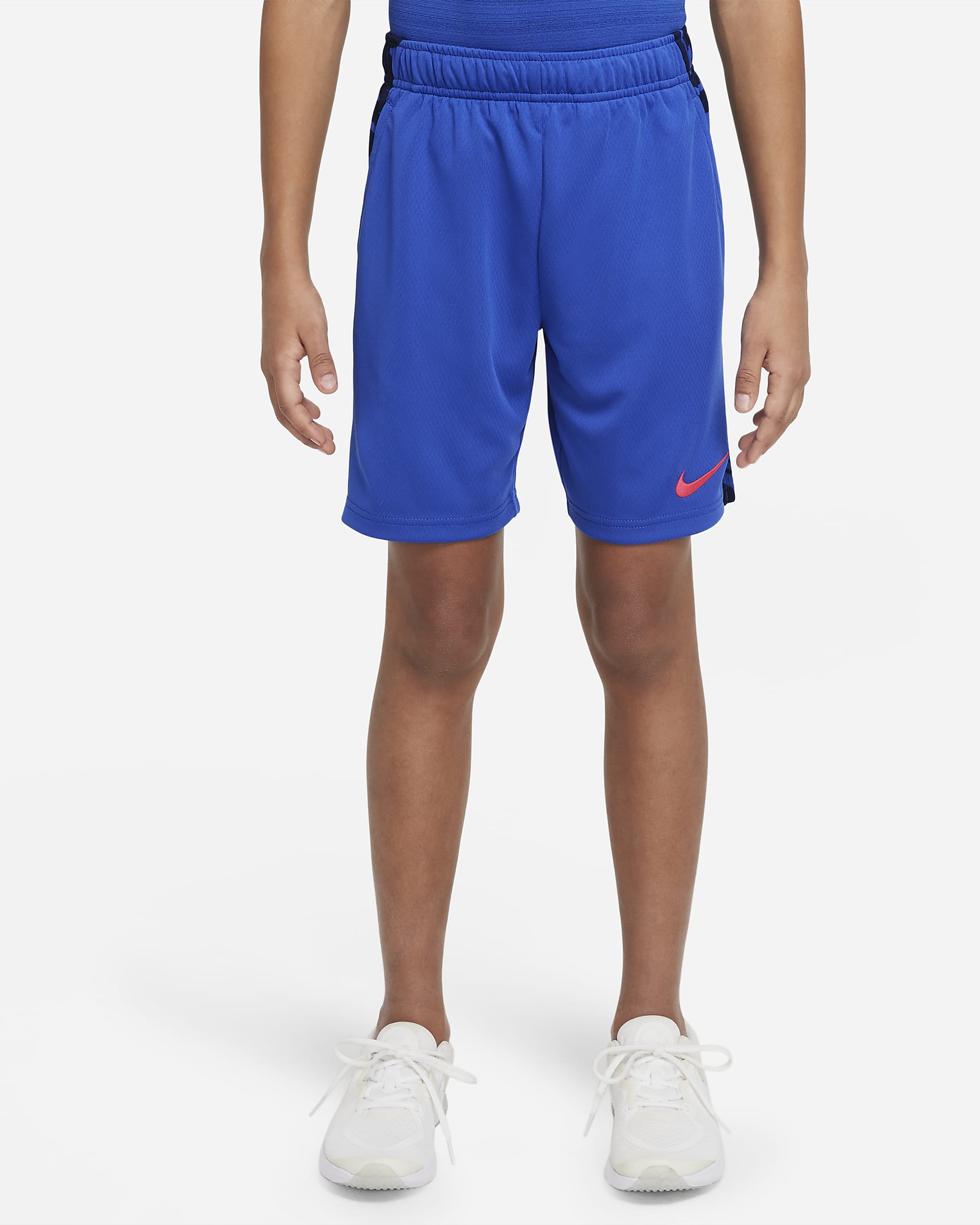 Nike Dri-FIT Big Kids' (Boys') Training Shorts - Game Royal/Siren Red