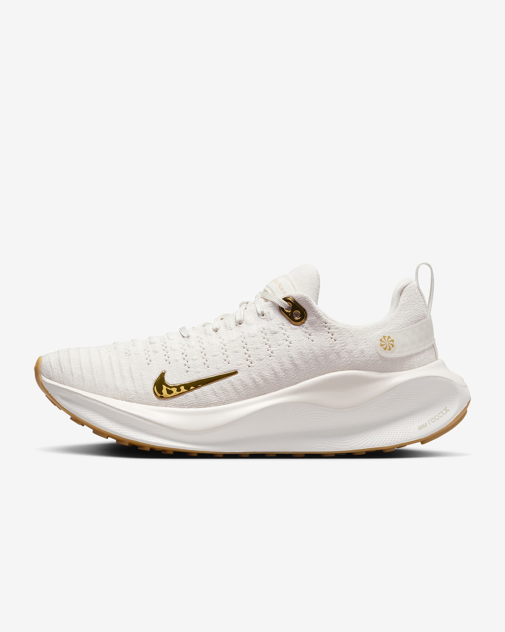 Nike InfinityRN 4 női országúti futócipő - Phantom/Fehér/Gum Light Brown/Metallic Gold