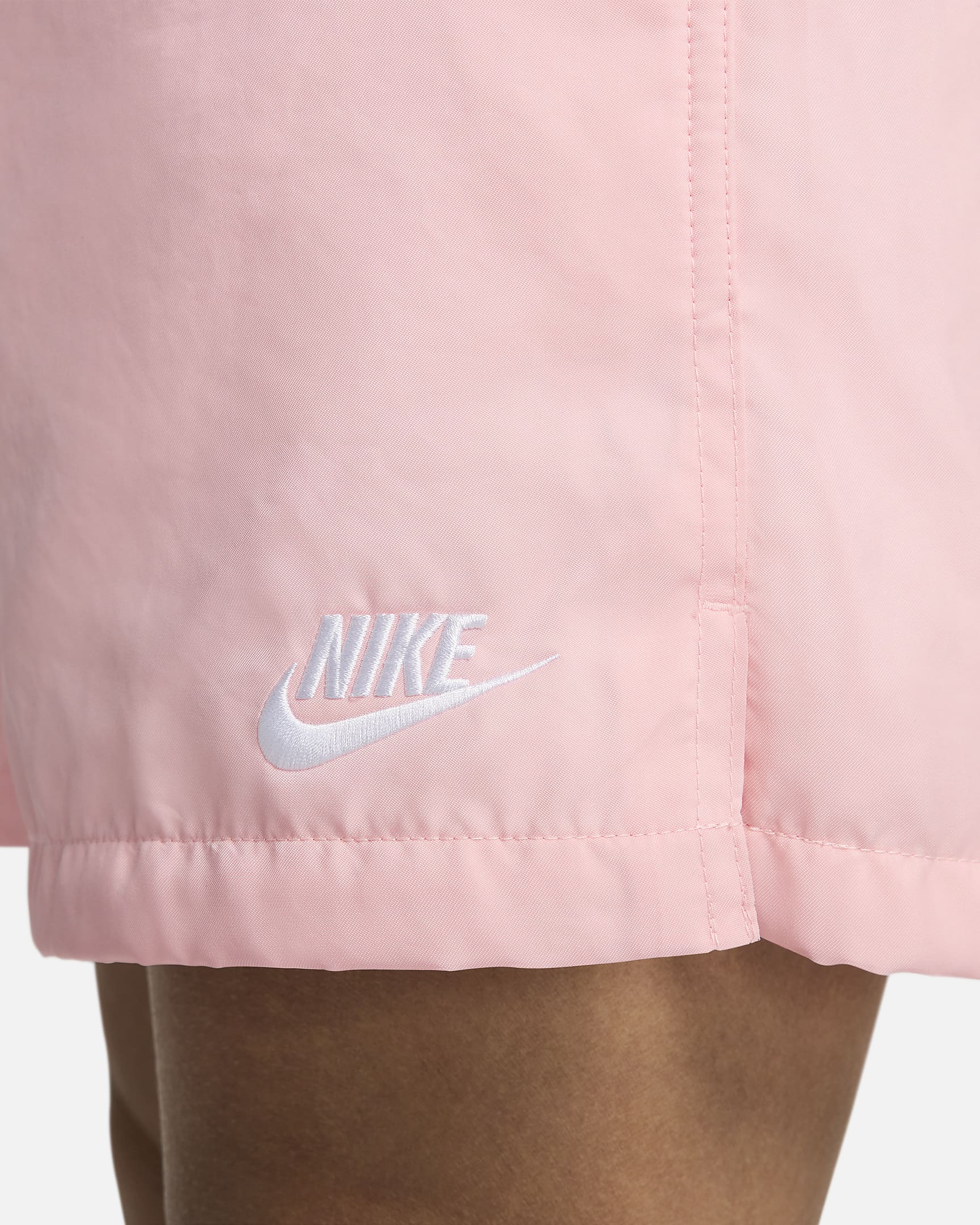 Nike Sportswear Flow Pantalón corto de tejido Woven - Hombre - Pink Bloom/Blanco