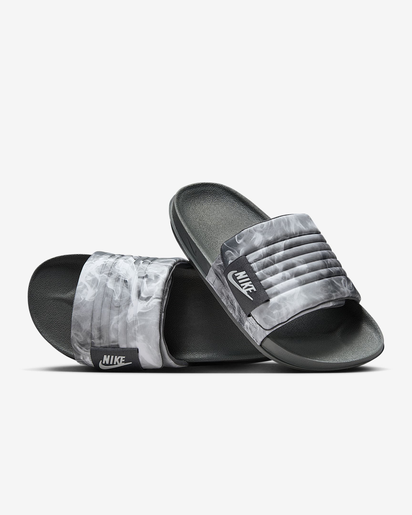 Nike Offcourt Adjust Men's Slides - Dark Grey/Wolf Grey/Photon Dust