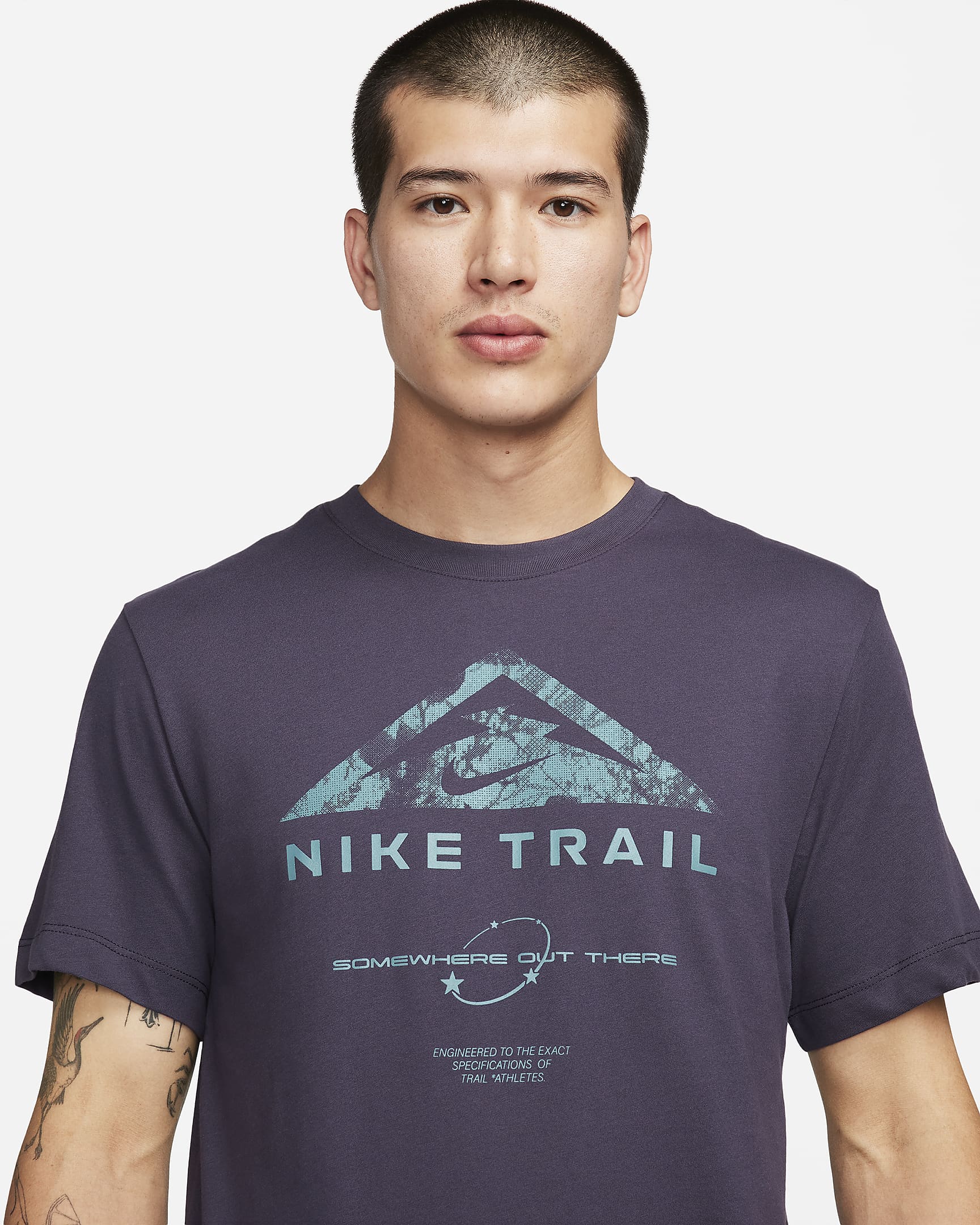 Nike Dri-FIT Trail Men's Trail Running T-Shirt - Gridiron