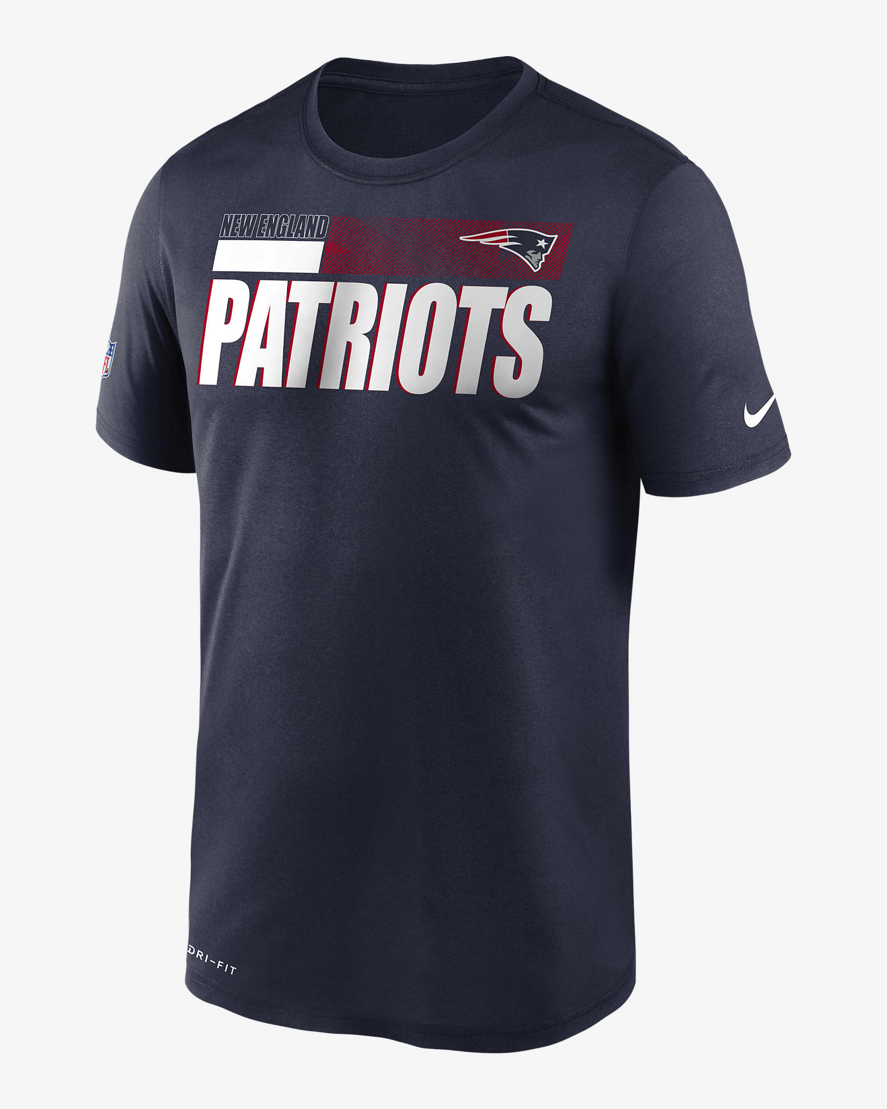 Tee-shirt Nike Dri-FIT Team Name Legend Sideline (NFL New England Patriots) pour Homme - College Blue