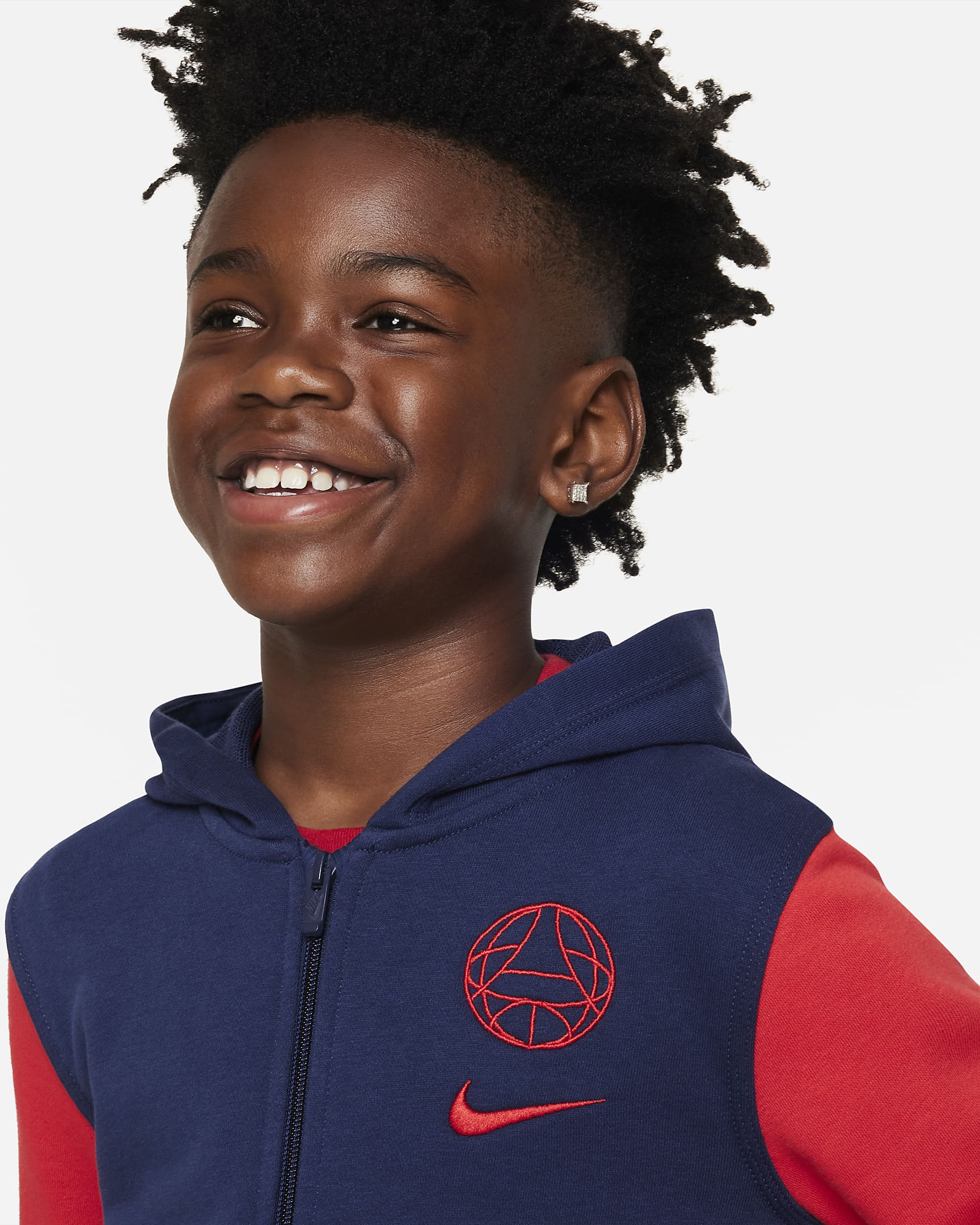 Paris Saint-Germain Club Older Kids' (Boys') Nike Football Full-Zip ...