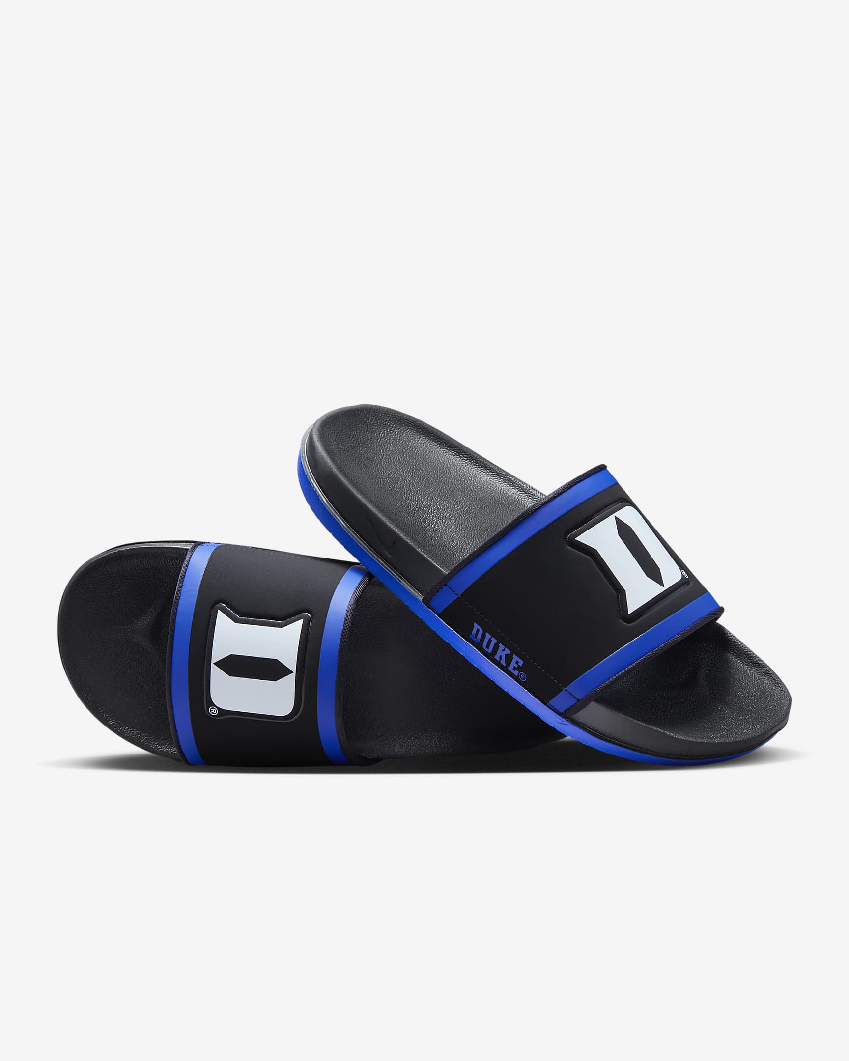 Chanclas Nike College Offcourt de Duke - Negro/Royal juego/Blanco