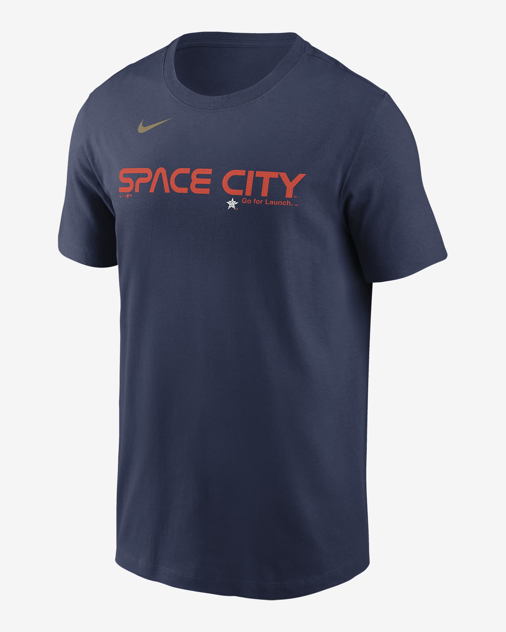 Houston Astros City Connect Wordmark Men's Nike MLB T-Shirt - Navy