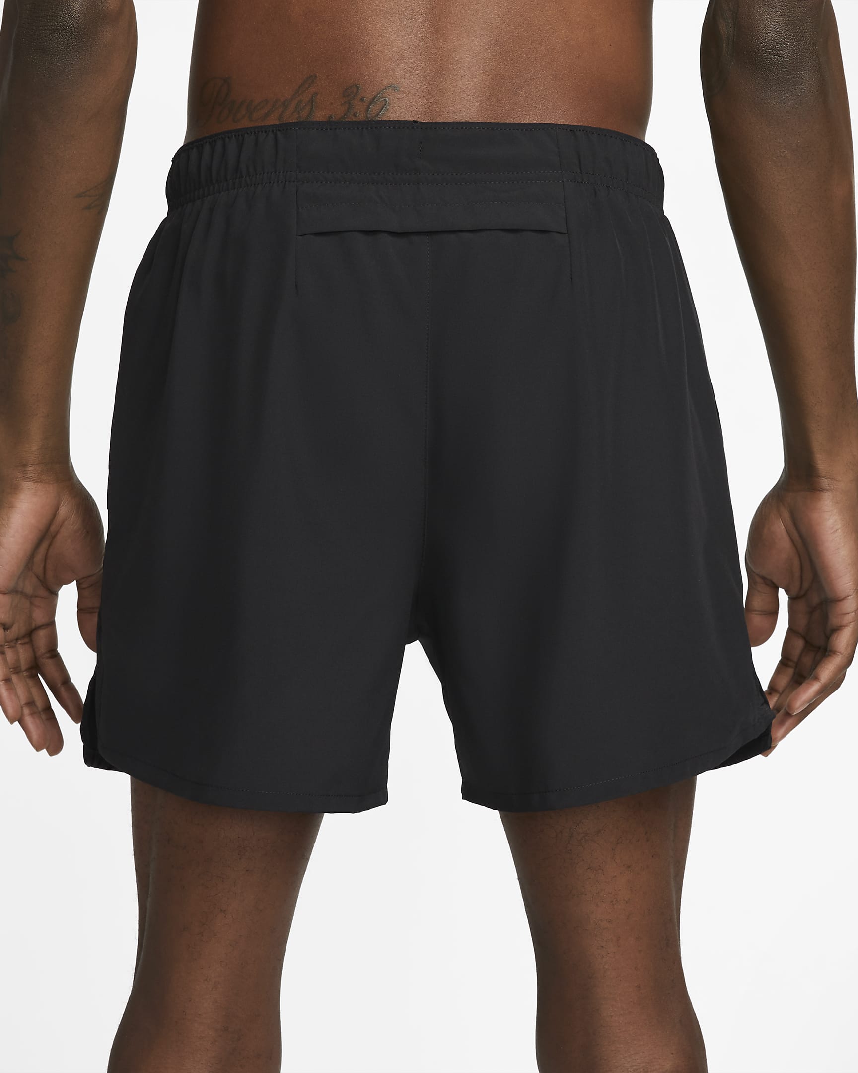 Short de running avec sous-short intégré 13 cm Dri-FIT Nike Challenger pour homme - Noir/Noir/Noir