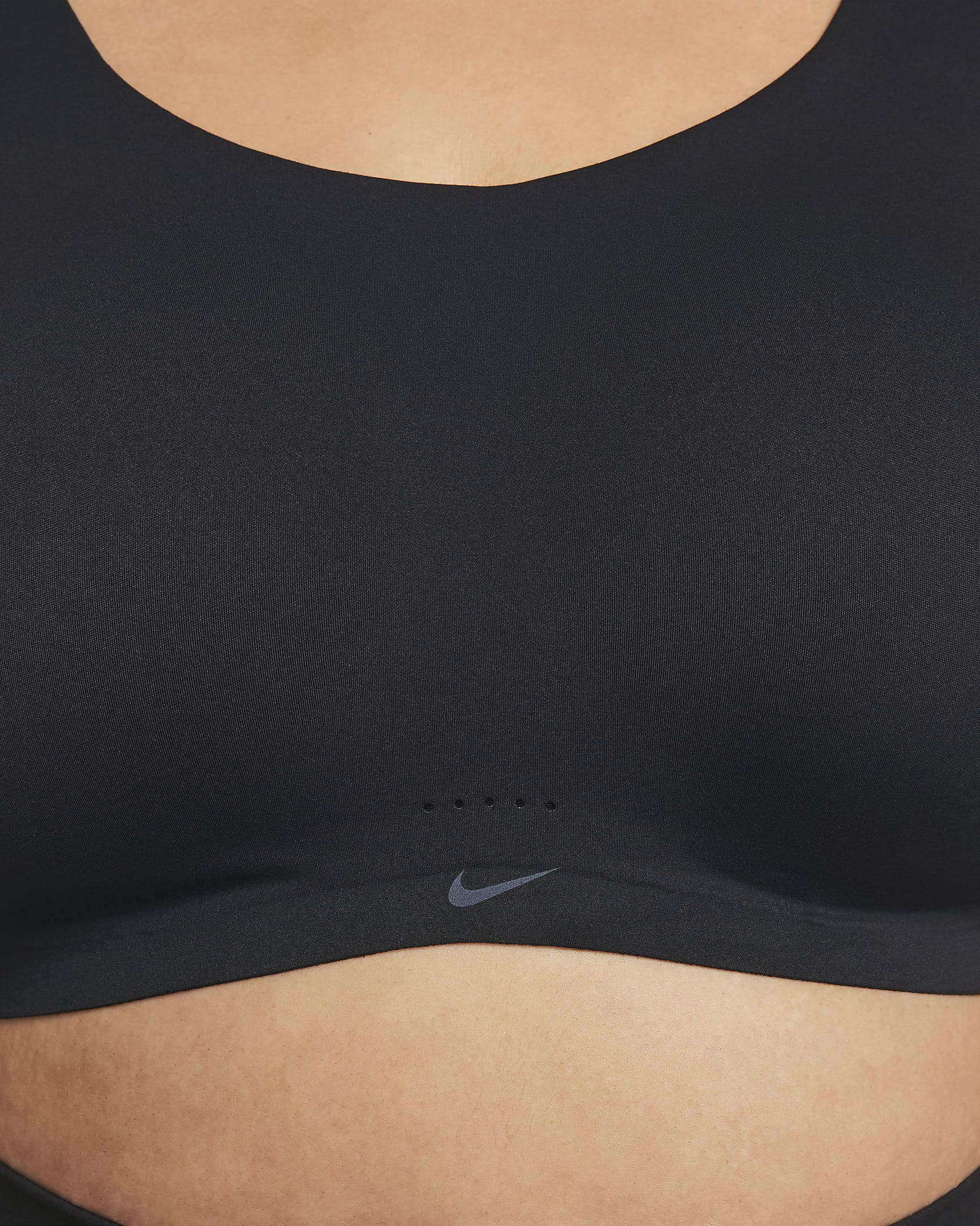 Nike Alate Coverage Women's Medium-Support Padded Sports Bra - Black/Black/Cool Grey