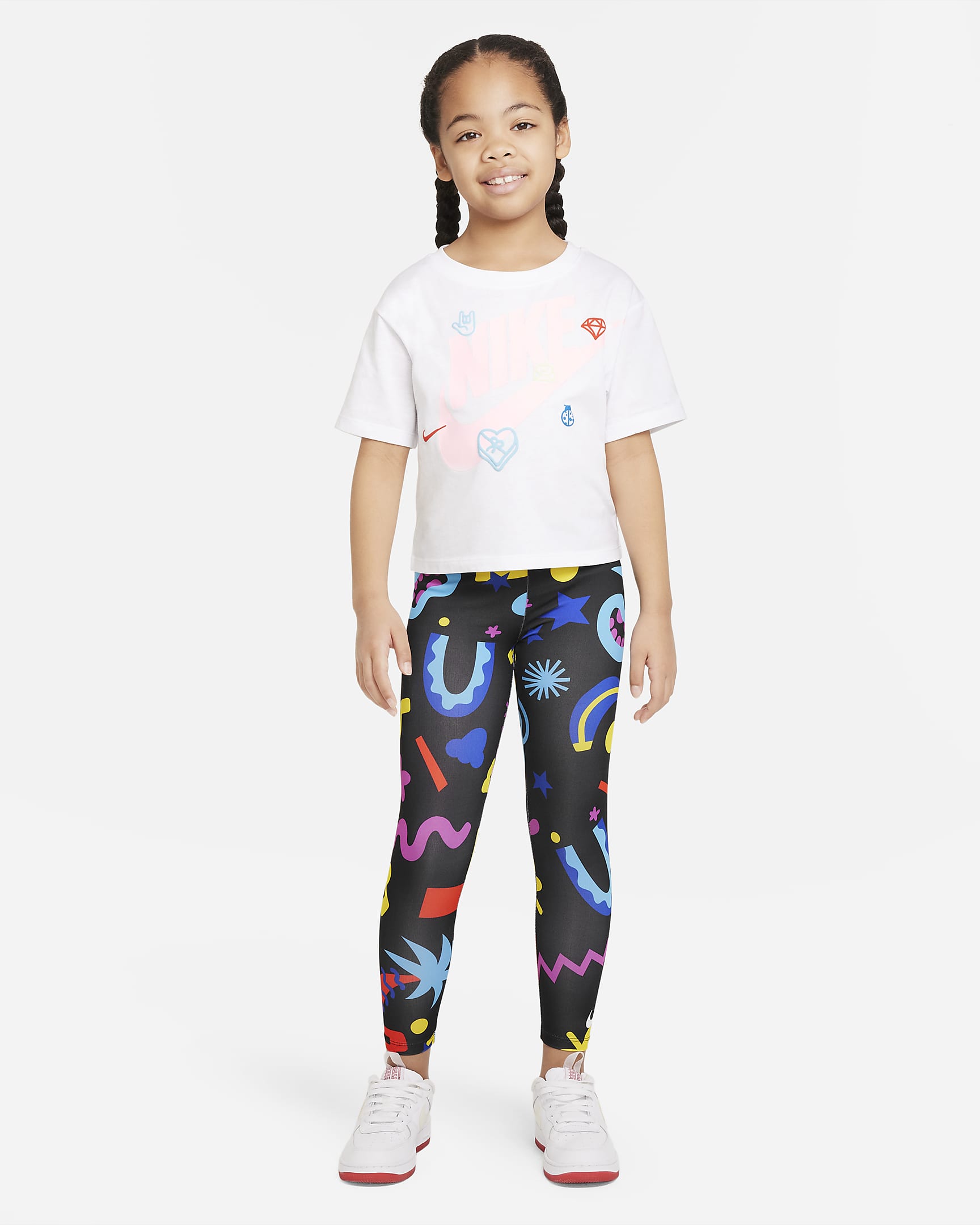 Nike Love Icon Boxy Tee Little Kids' T-Shirt. Nike.com